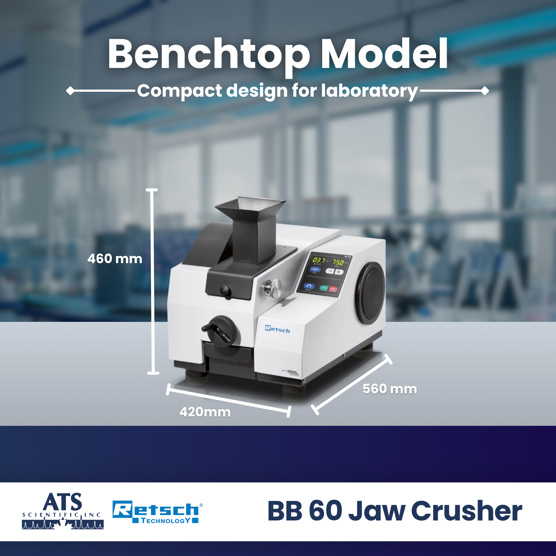 Benchtop Jaw Crusher BB 50