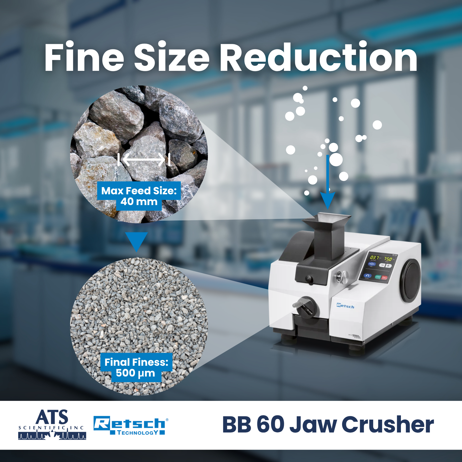 Benchtop Jaw Crusher BB 50