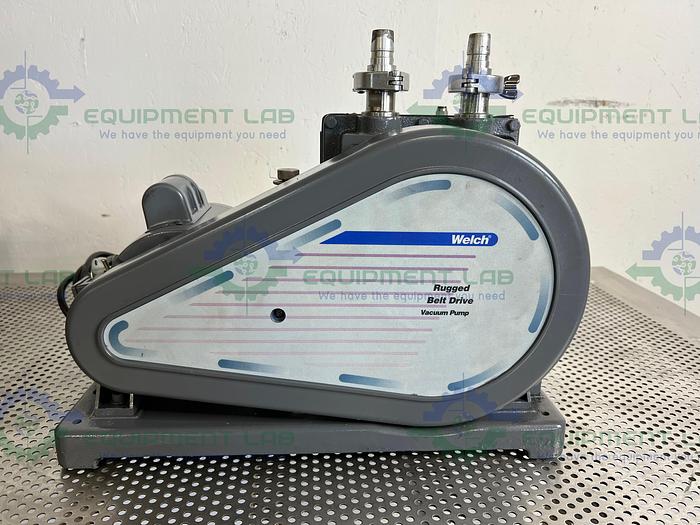 Used Welch 1402N Chemstar Corrosive Gas Vacuum Pump w/ Motor Division C63CXGZP Motor