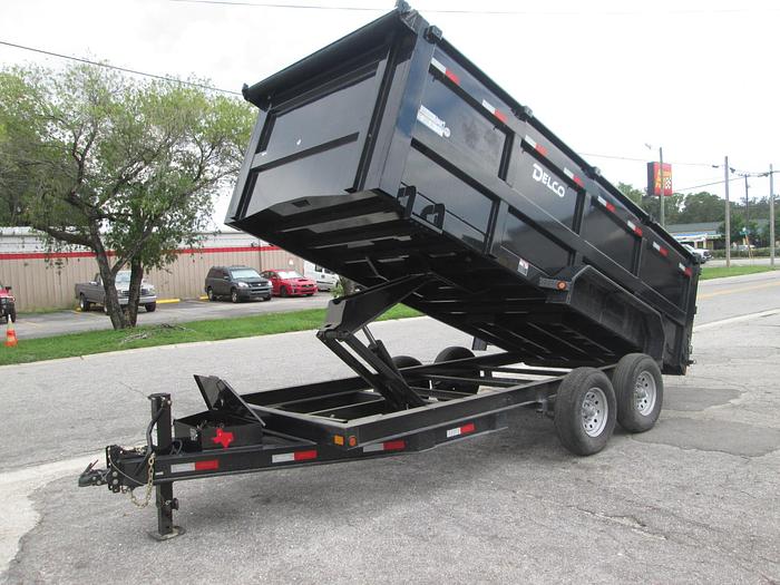 Used 2021 Delco 16' Tandem Axle Dump Trailer