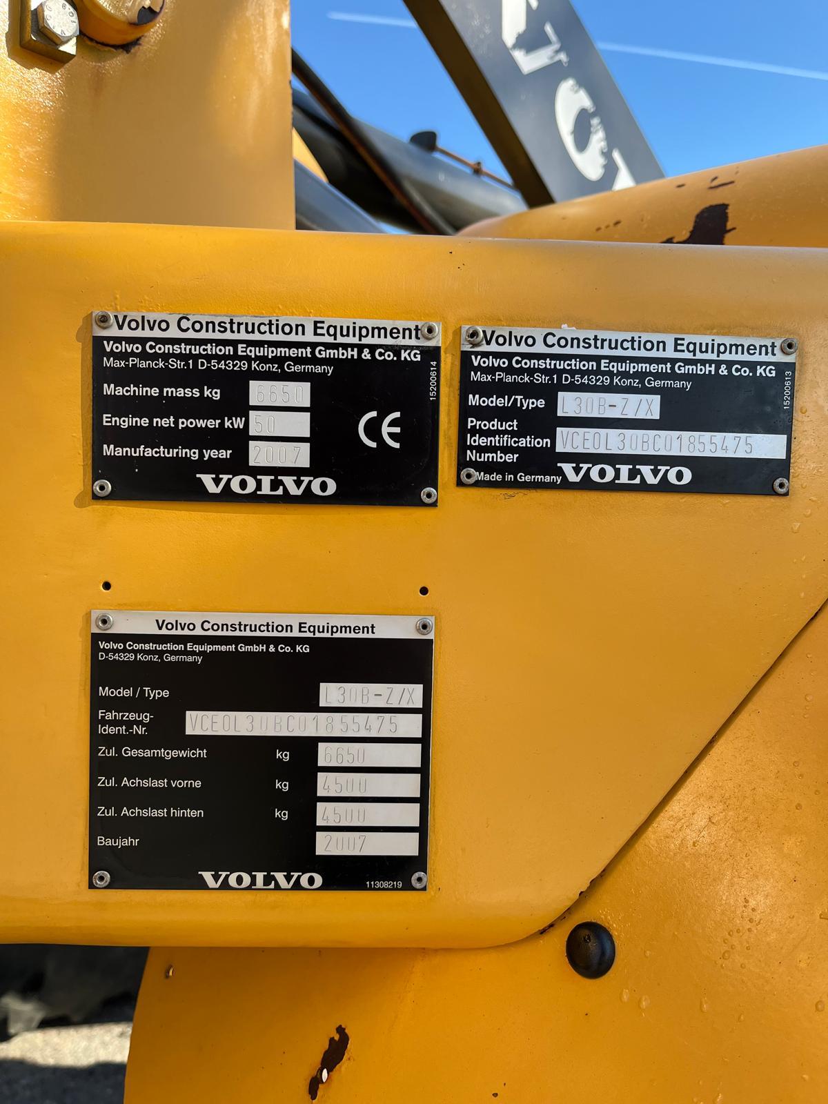 Gebraucht 2007 Volvo L30B - Z/X