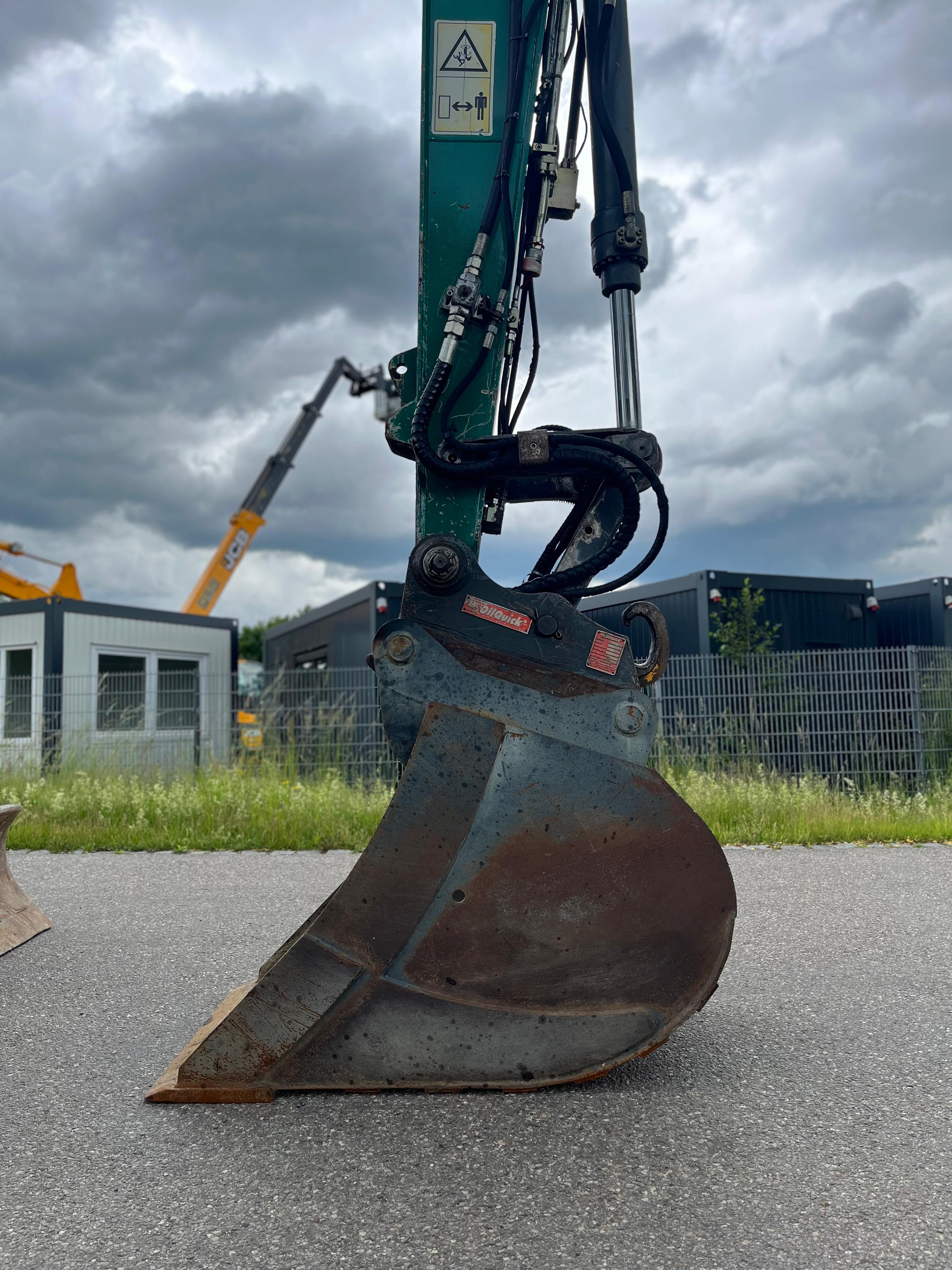Gebraucht Terex TW 160 mit Oilquick OQ70, Tieflöffel
