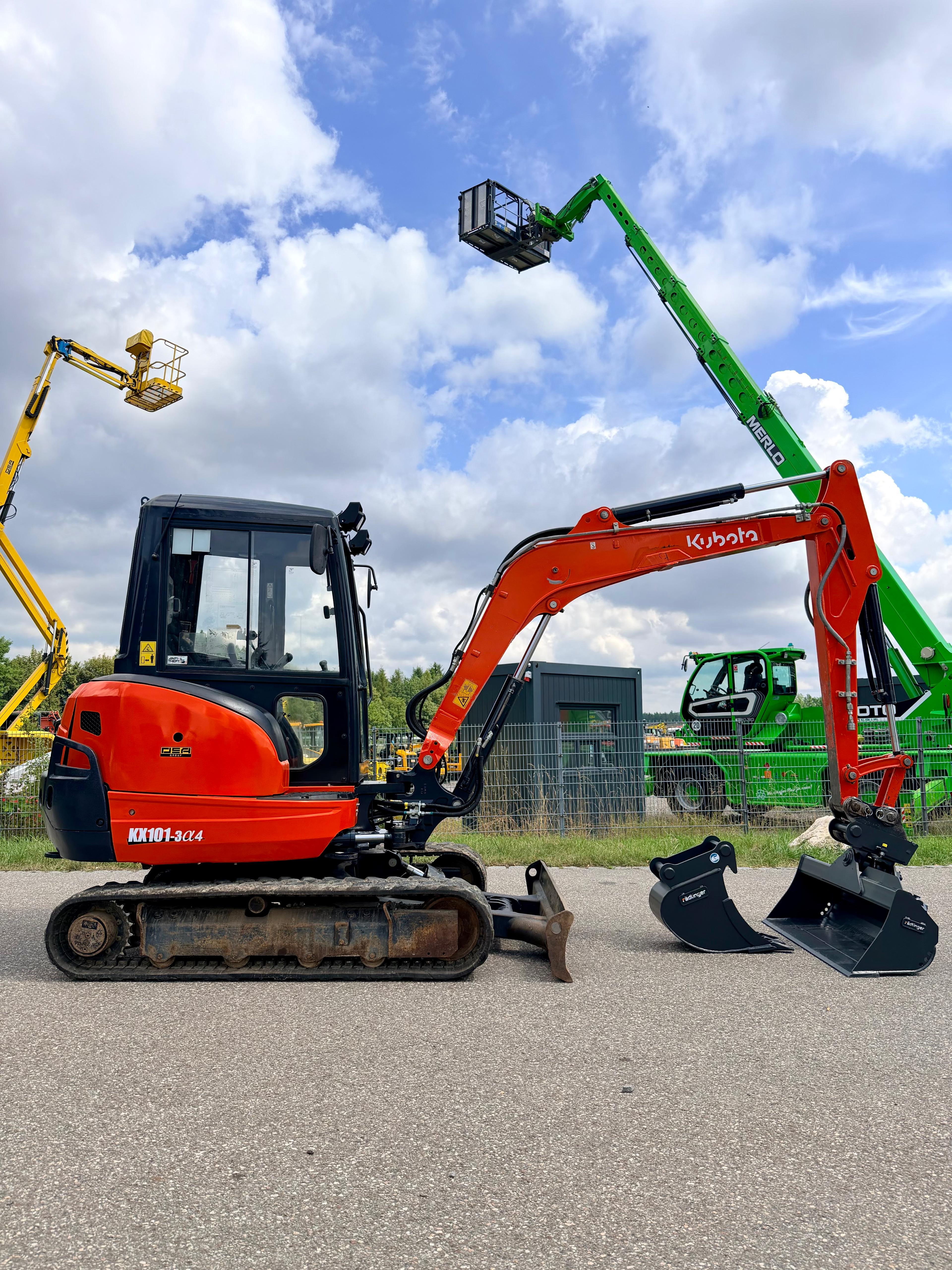 Gebraucht Kubota KX101-3a4 inkl. Humusschaufel und Tieflöffel