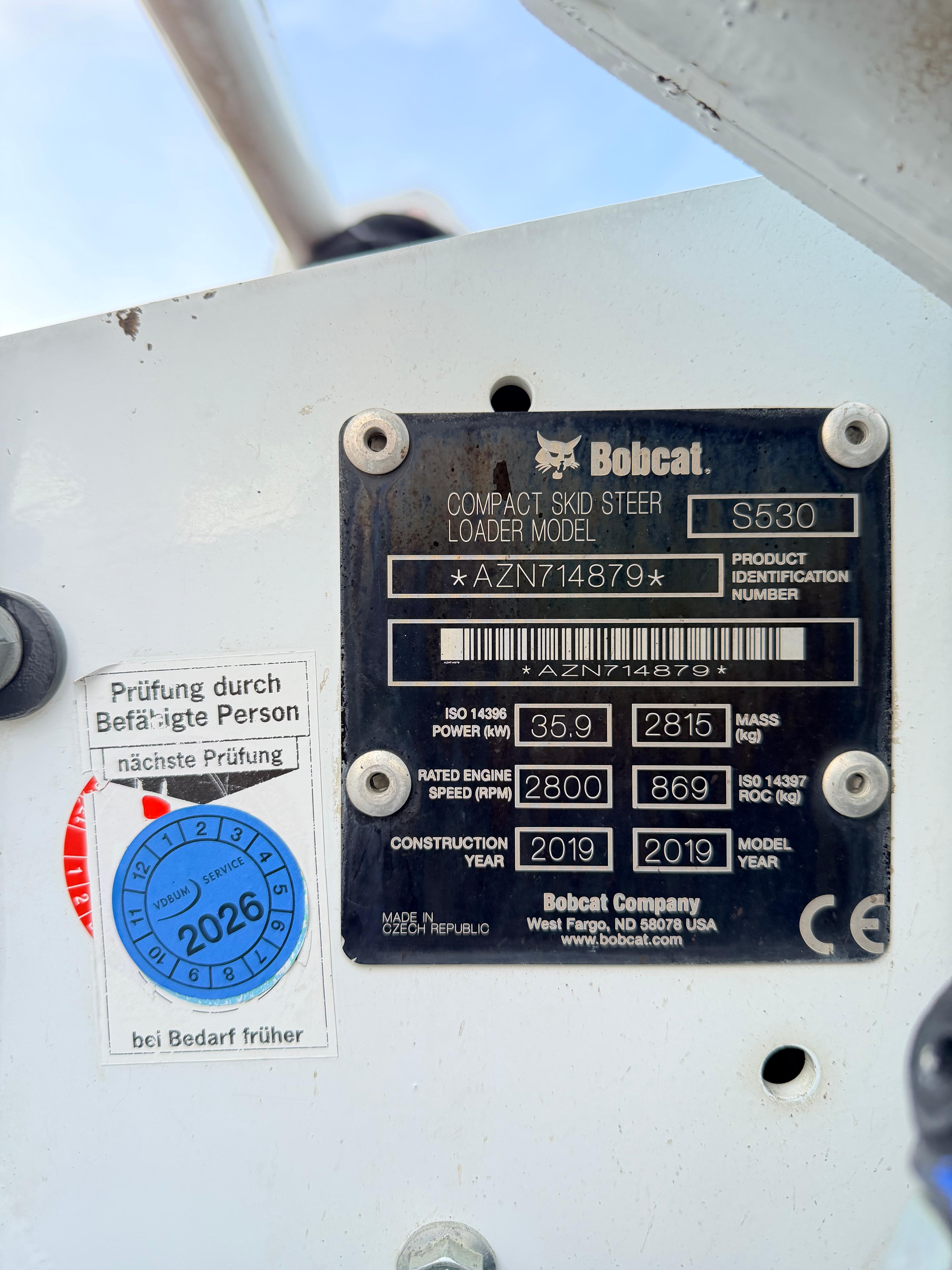 Gebraucht Bobcat S530 inkl. SW, Schaufel