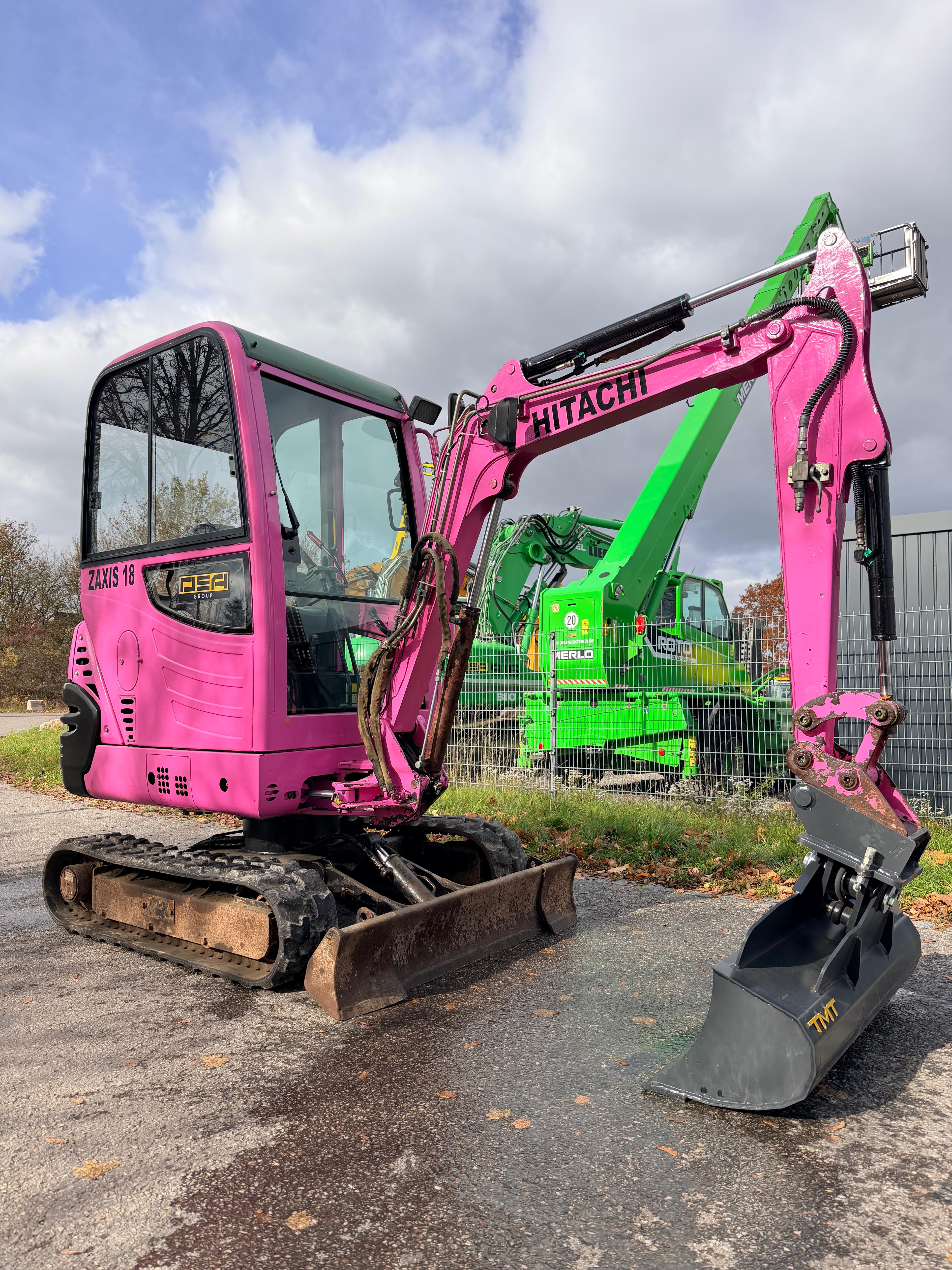 Gebraucht HITACHI Zaxis 18 inkl. Humusschaufel