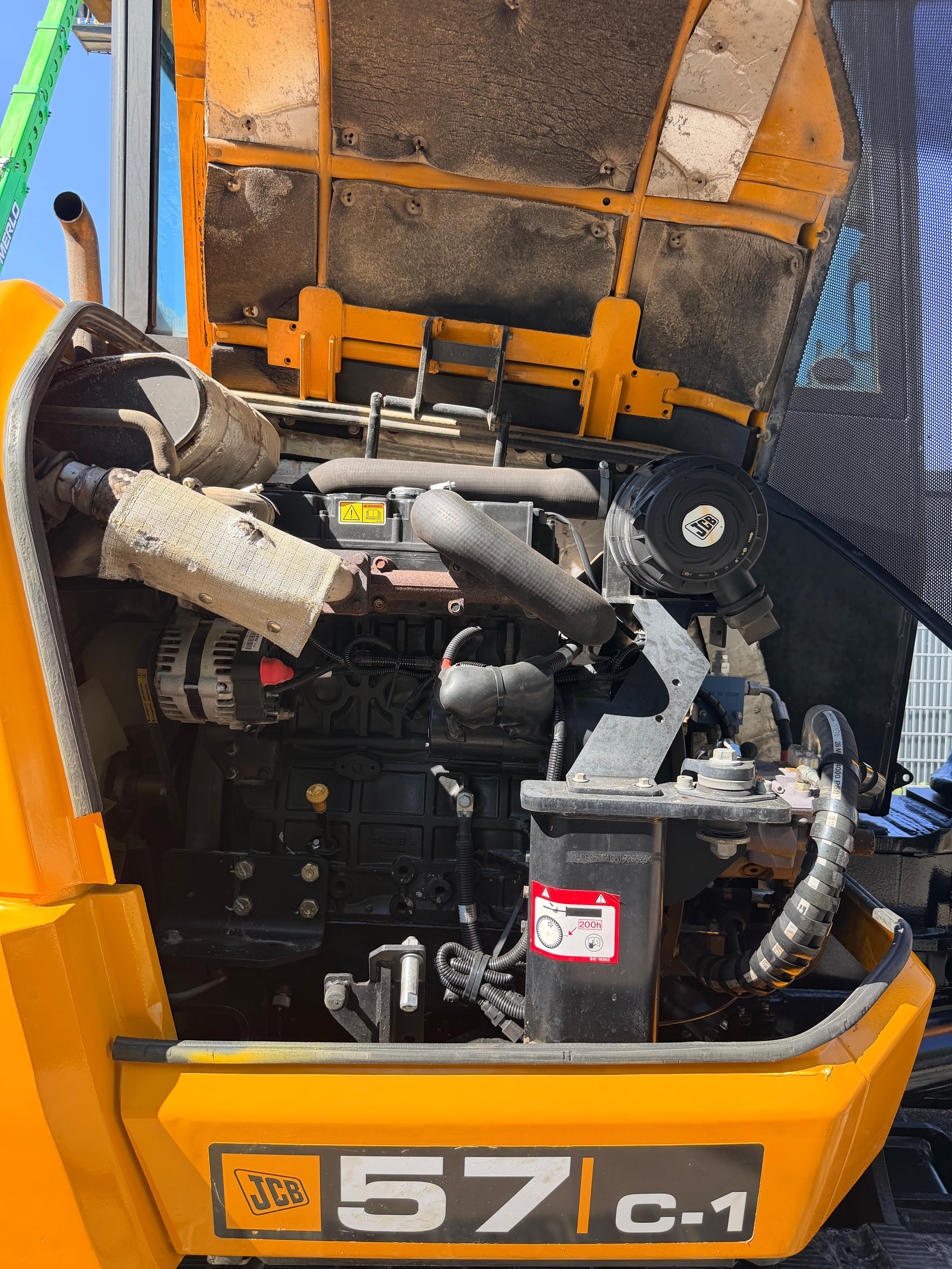 Gebraucht JCB 57C-1 inkl. Humusschaufel, 2x TL**NEUE KETTEN**