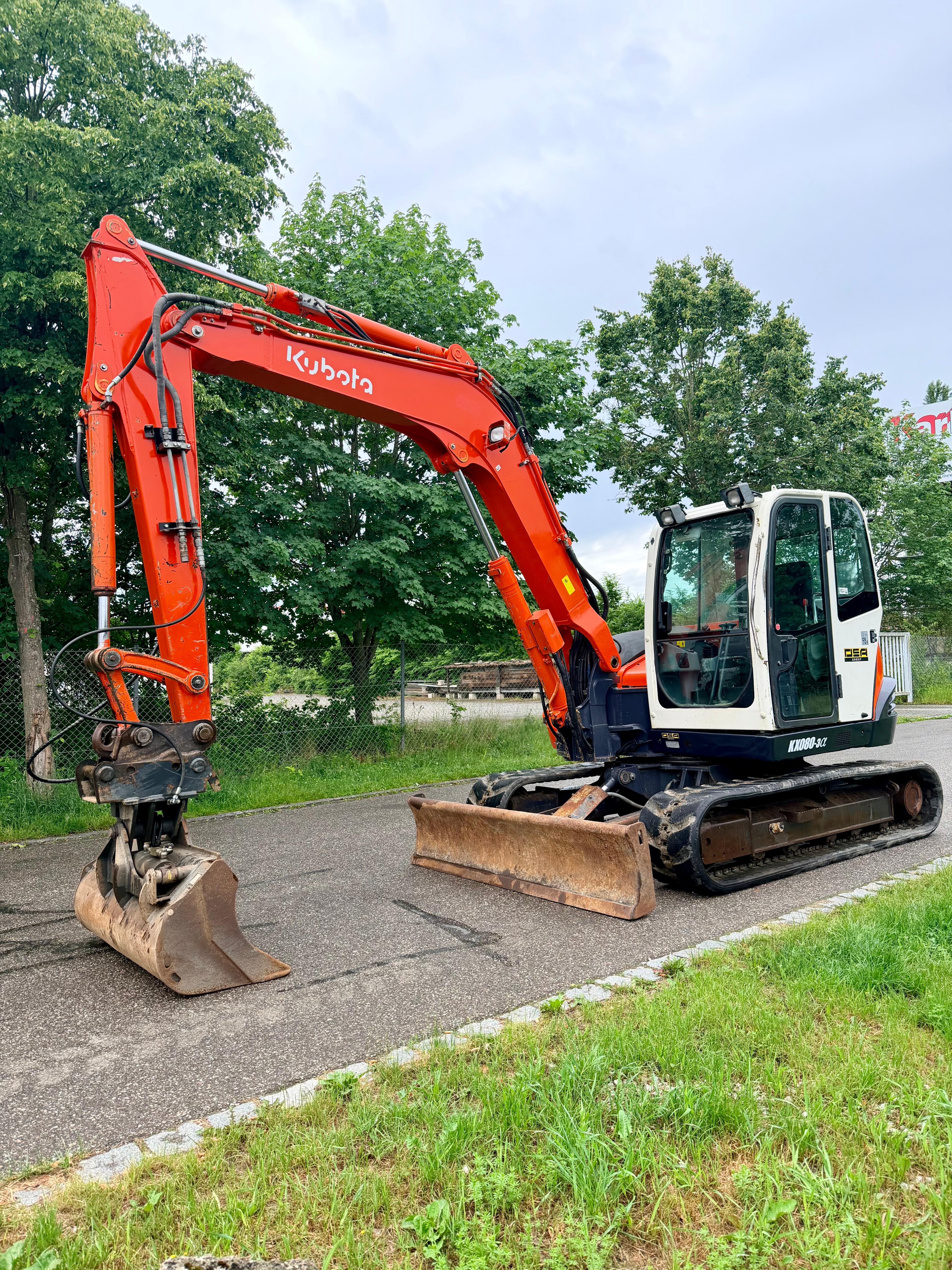 Gebraucht Kubota KX080-3a inkl. GRL**3.327 h**