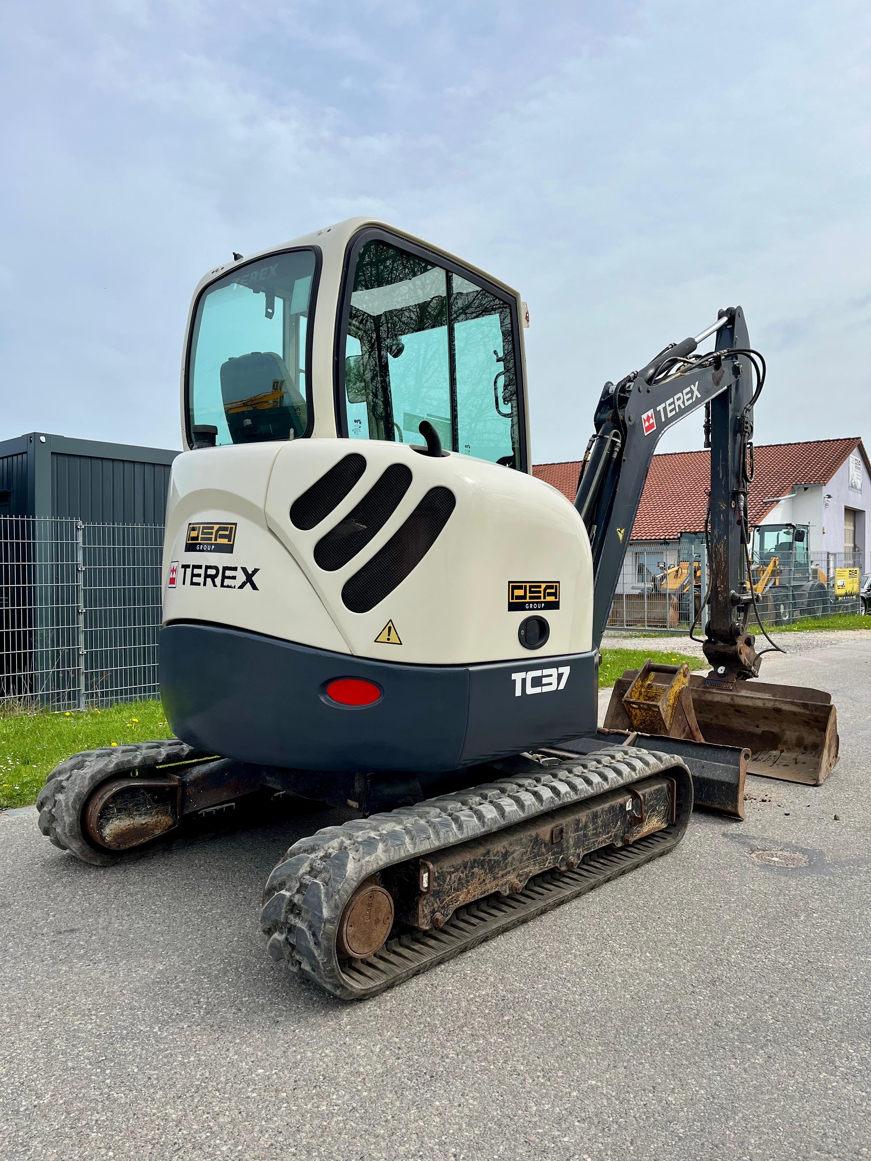 Gebraucht Terex TC 37 inkl. Humusschaufel, Tieflöffel