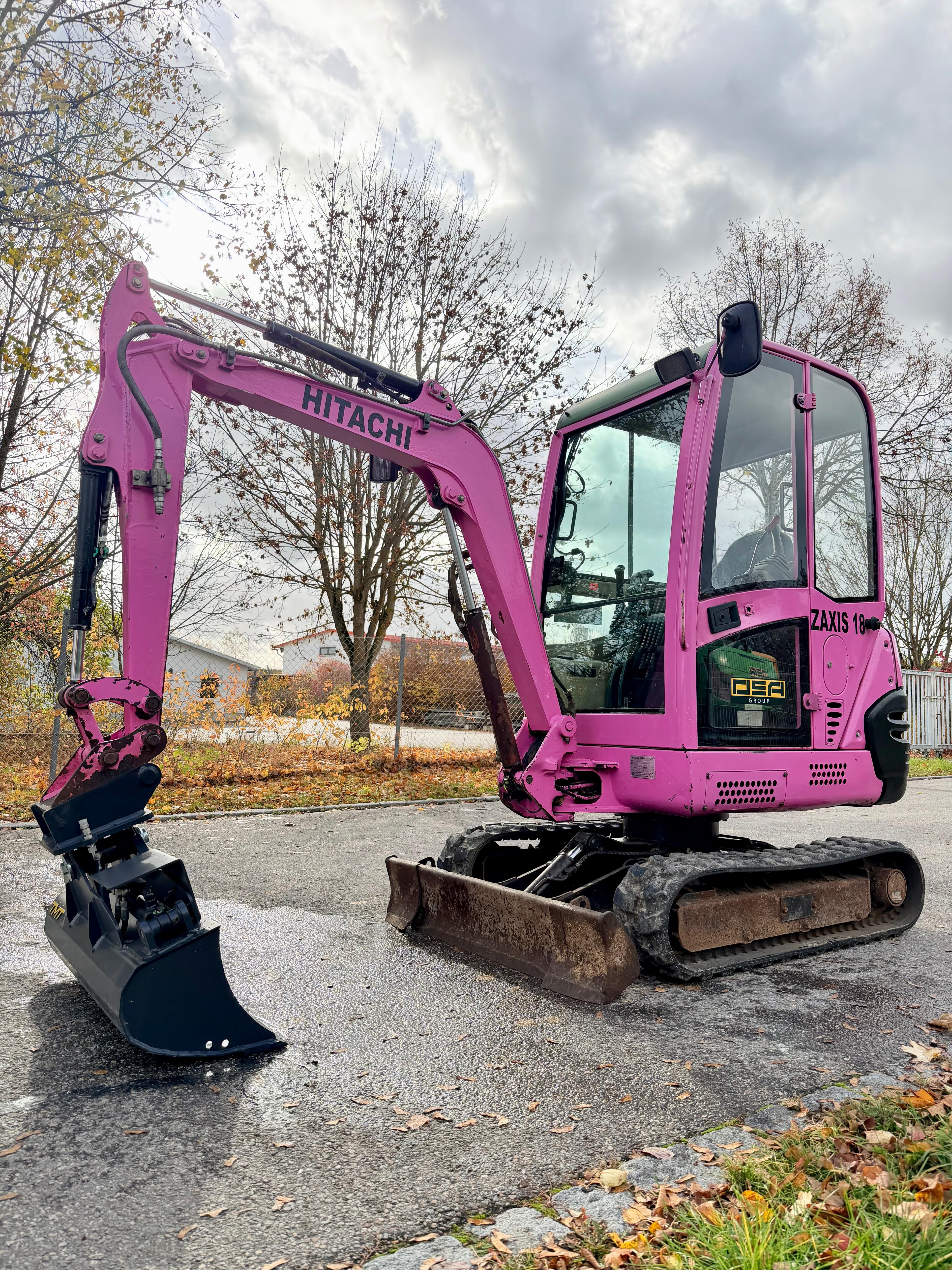Gebraucht HITACHI Zaxis 18 inkl. Humusschaufel
