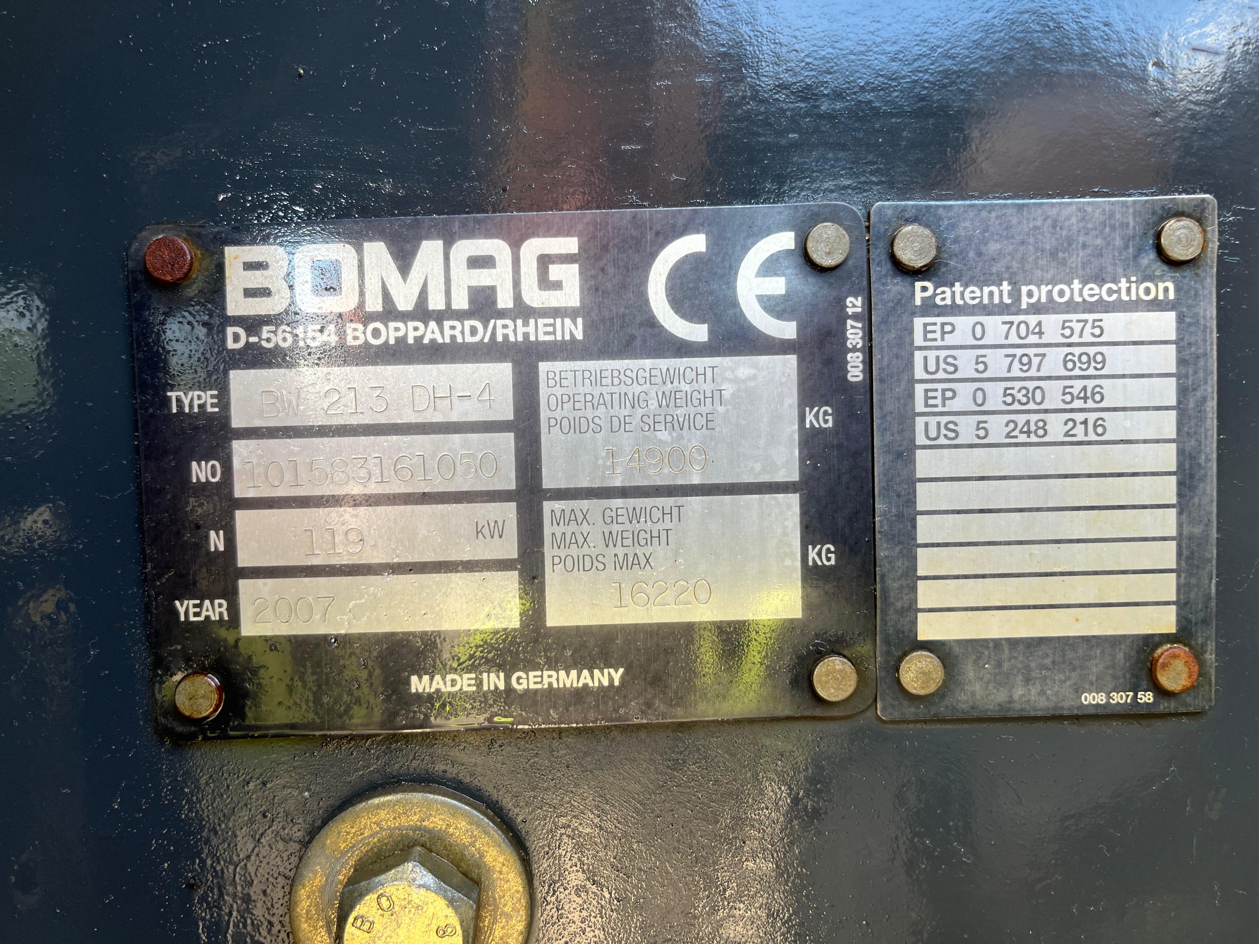 Gebraucht BOMAG BW 213 DH-4
