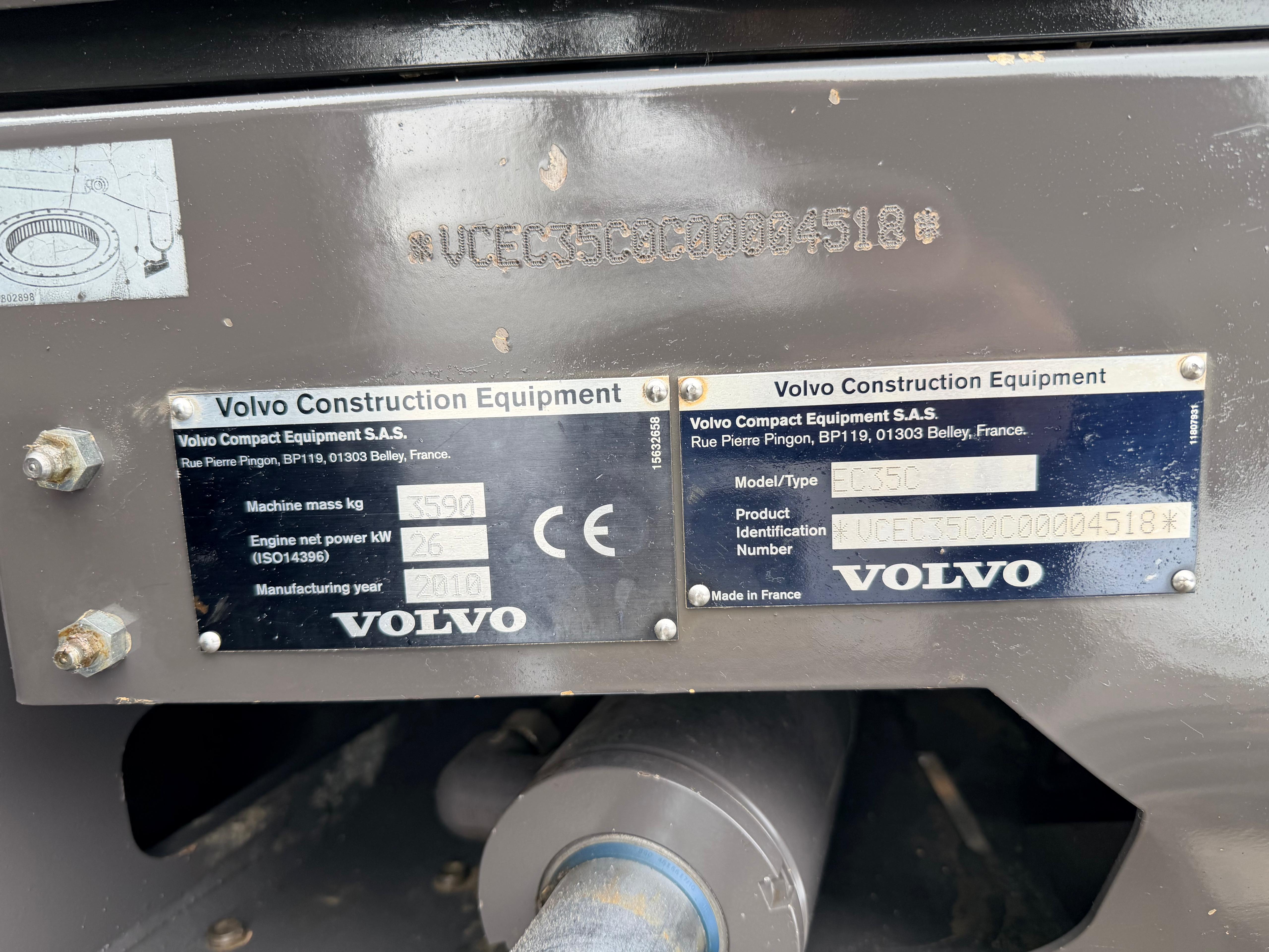 Gebraucht Volvo EC35C mit Powertilt und GRL