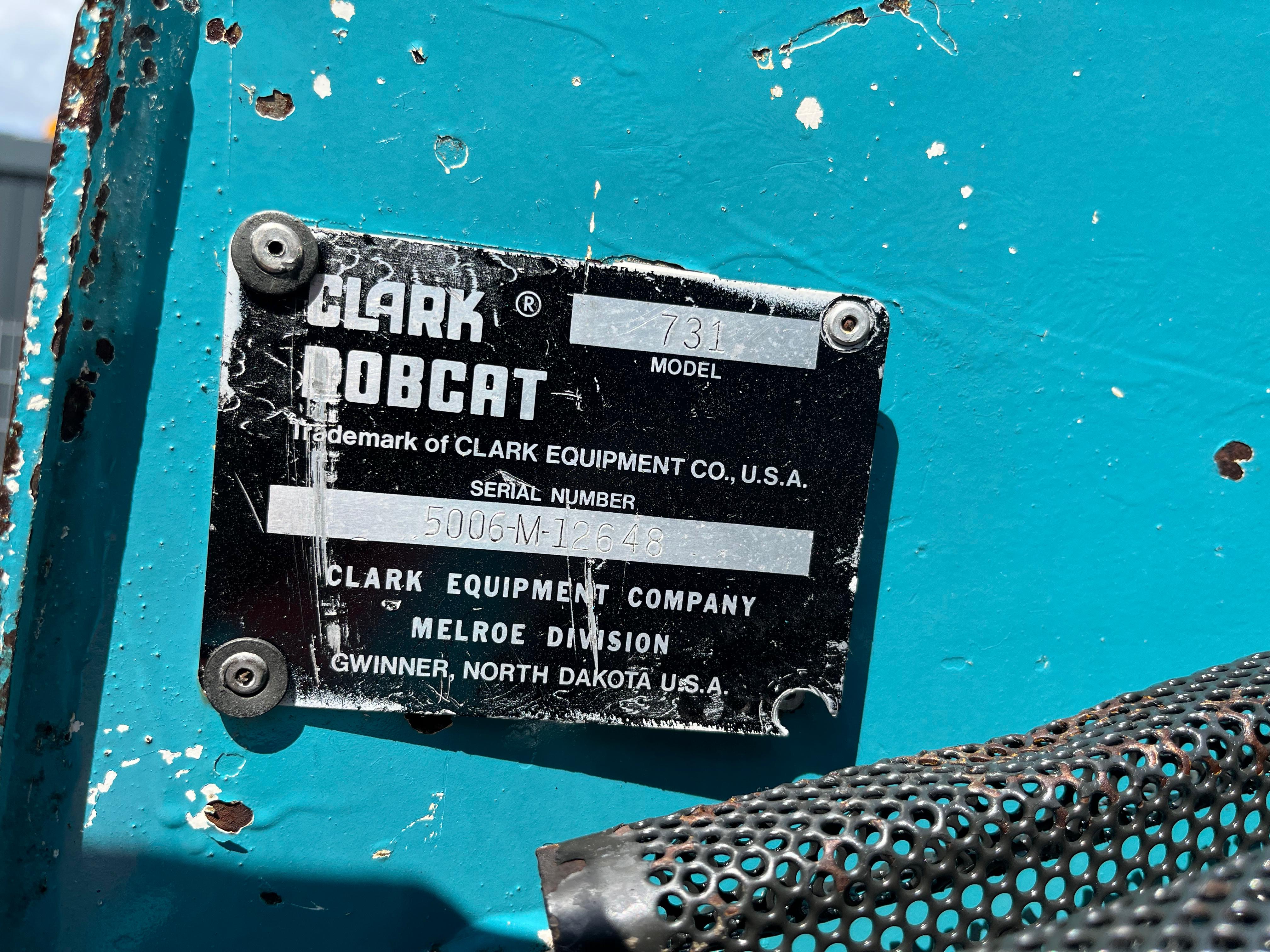 Gebraucht Bobcat Clark 731 inkl. Schnellwechsler, Schaufel