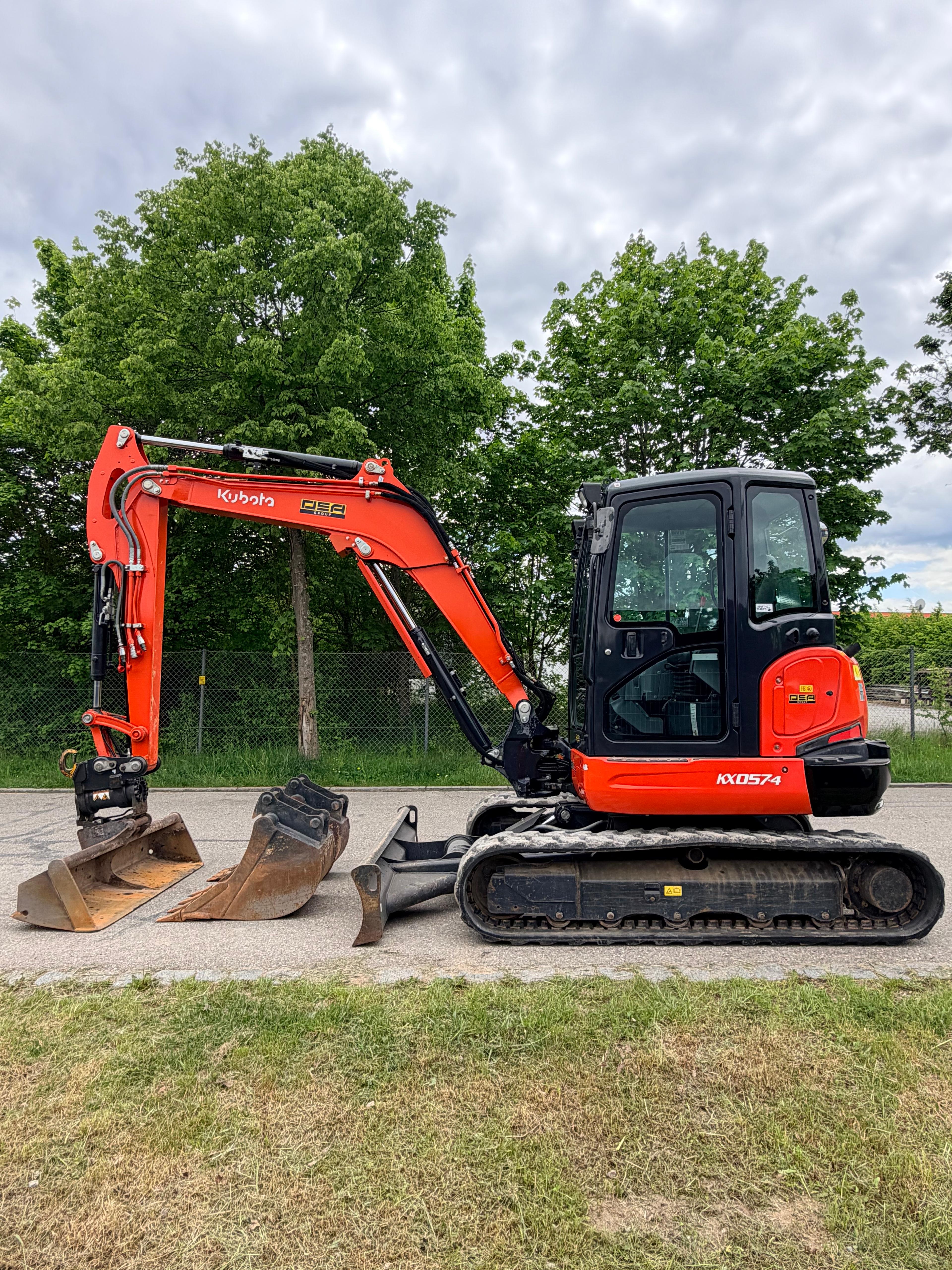 Gebraucht Kubota KX057-4*Powertilt, GRL, 2x Tieflöffel*2.240 h*