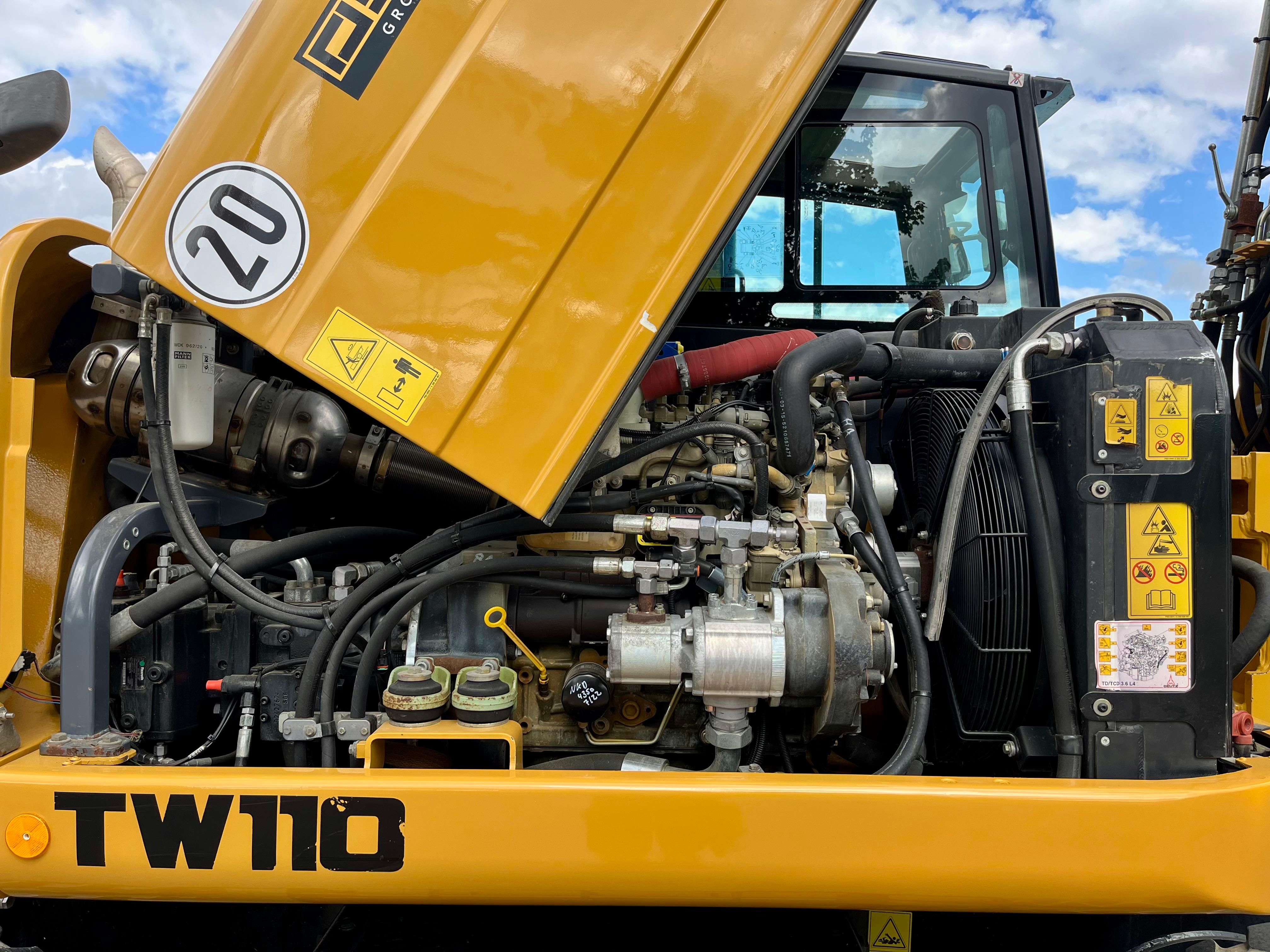 Gebraucht Terex TW 110*4.491 h*Powertilt