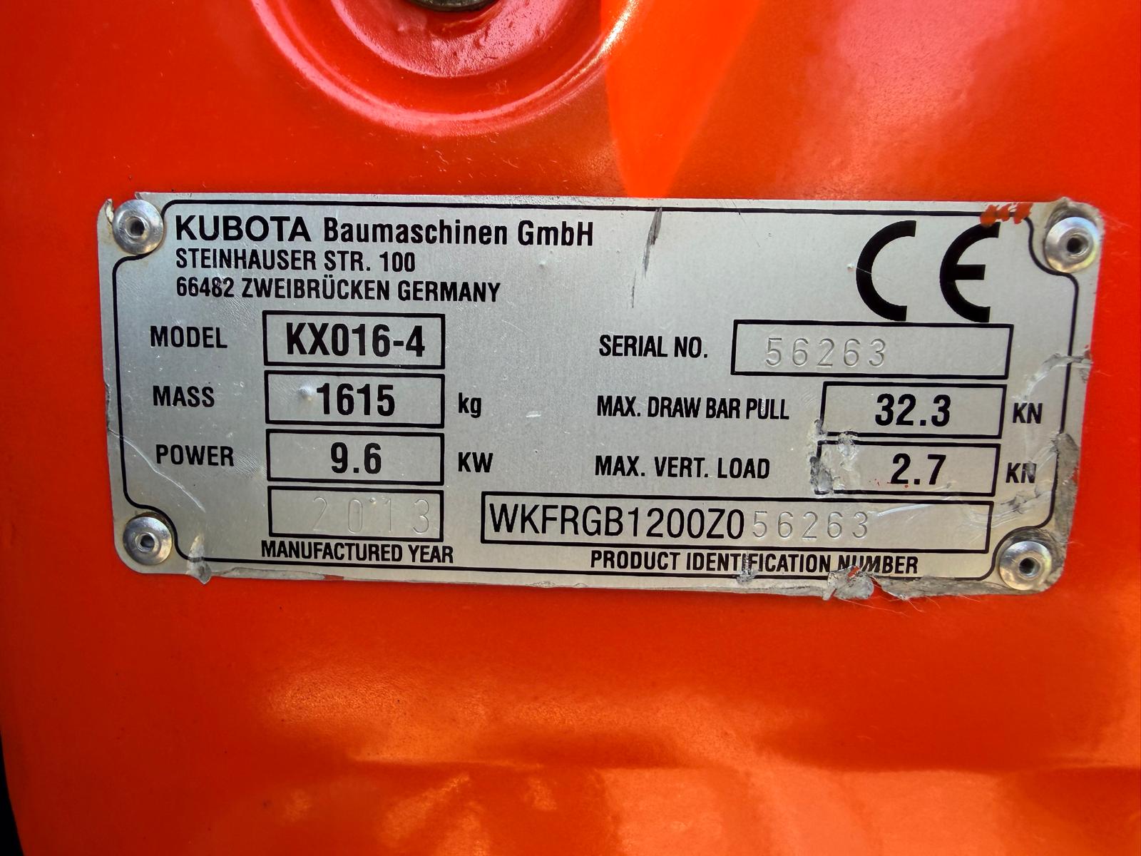 Gebraucht Kubota KX016-4**2.608 Std.**inkl. HS, TL
