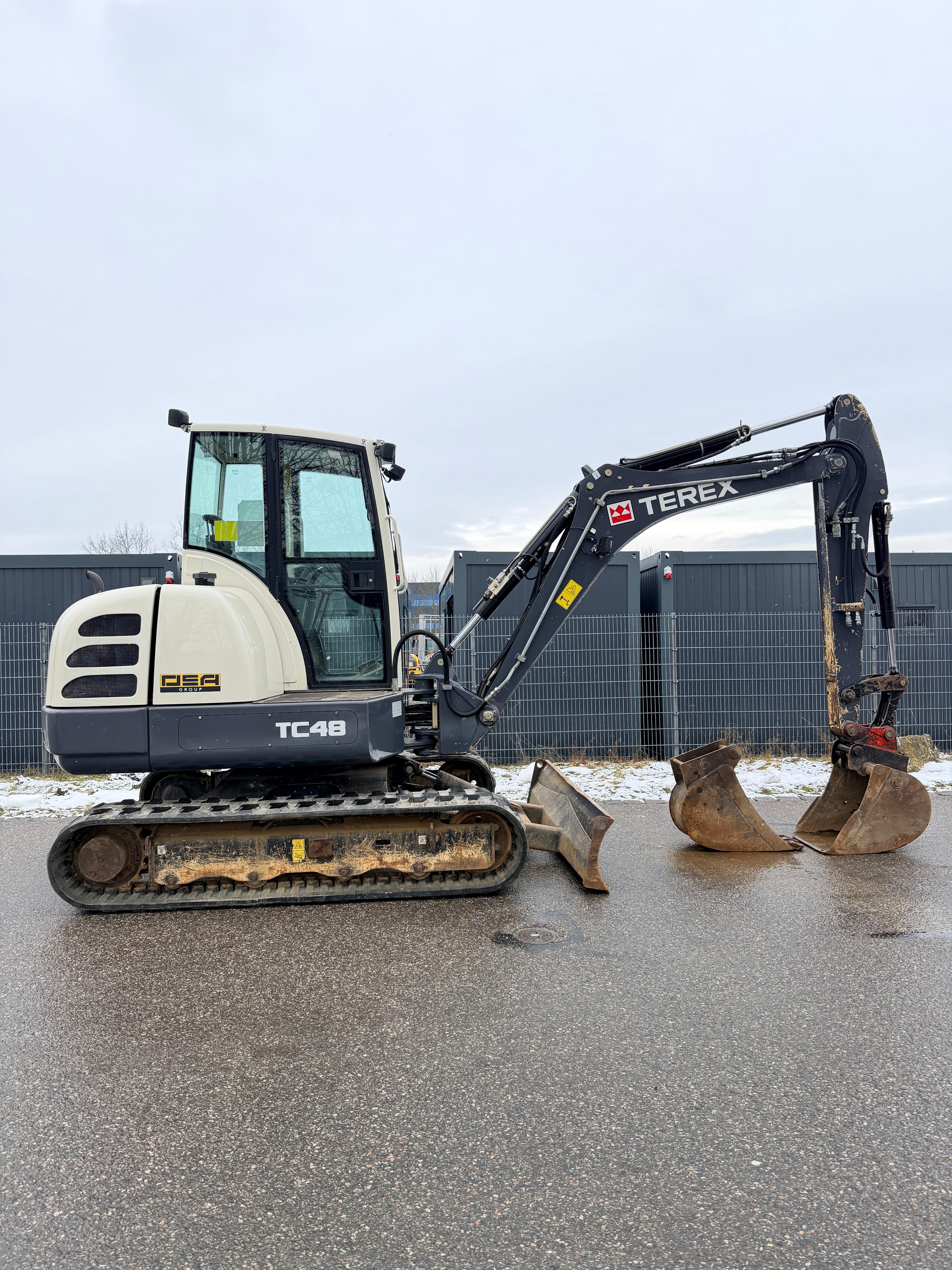 Gebraucht Terex TW 48**SW, 2x Tieflöffel**