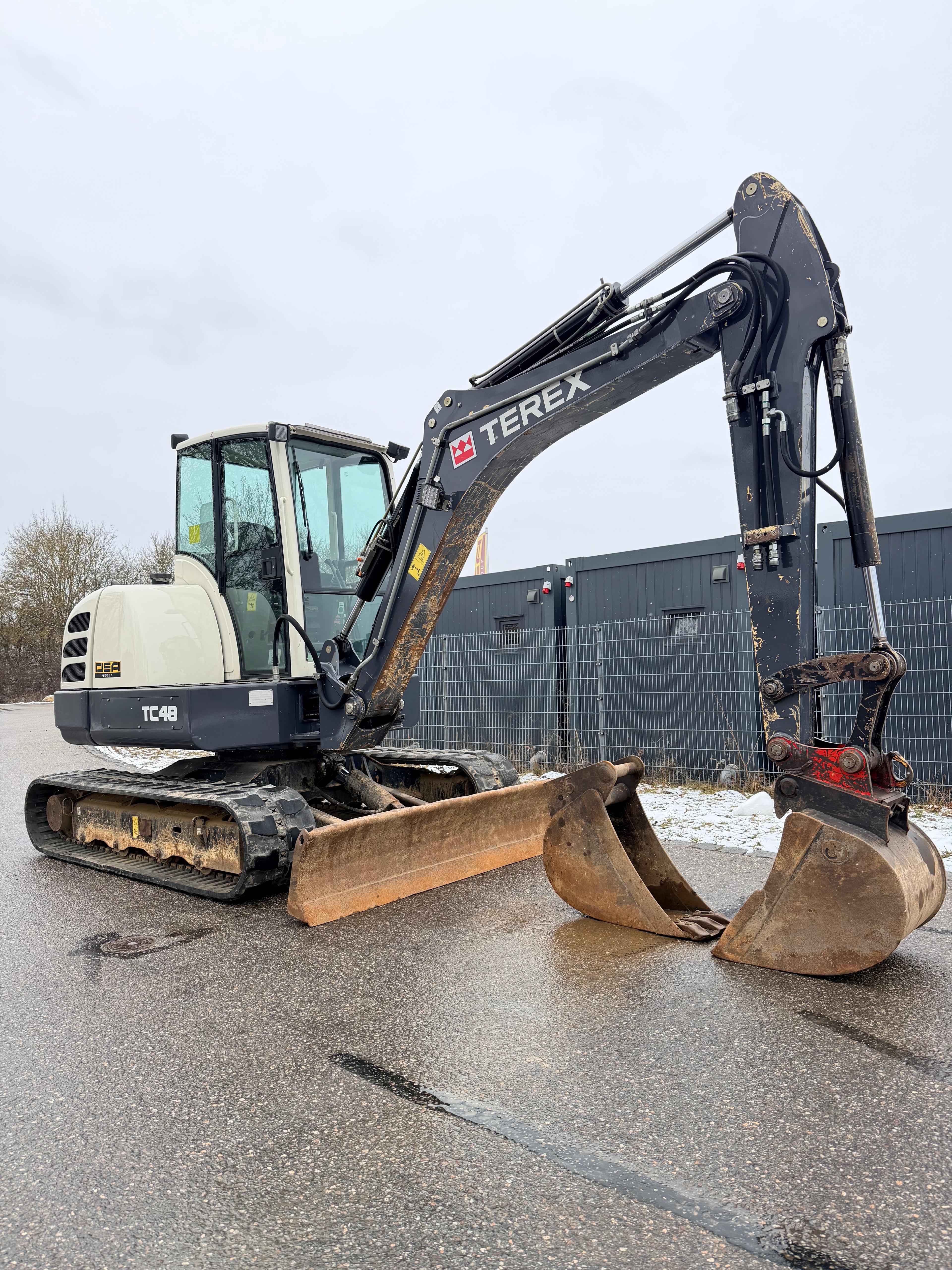 Gebraucht Terex TW 48**SW, 2x Tieflöffel**