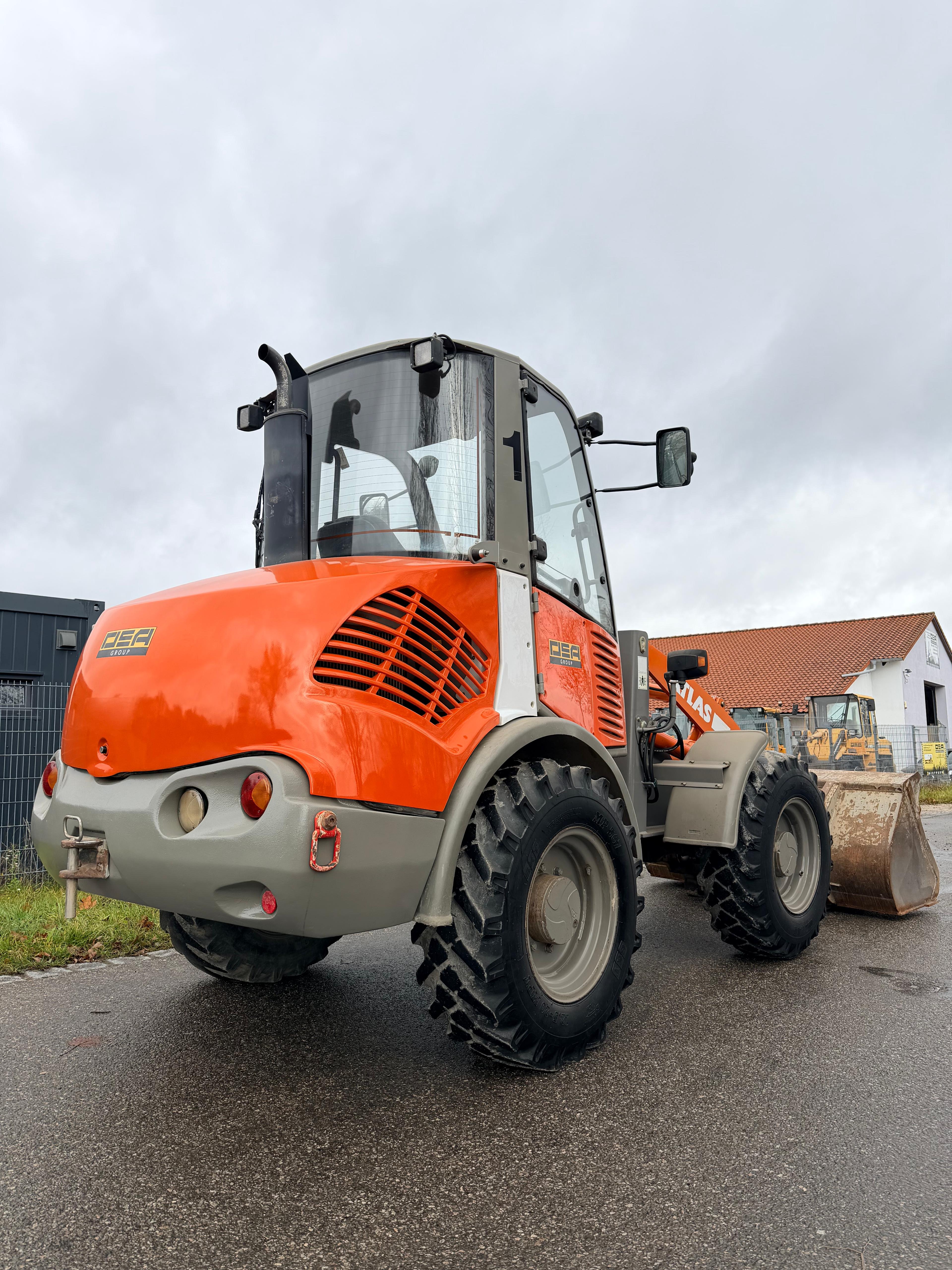 Gebraucht Atlas AR60 inkl. Klappschaufel, Palettengabel