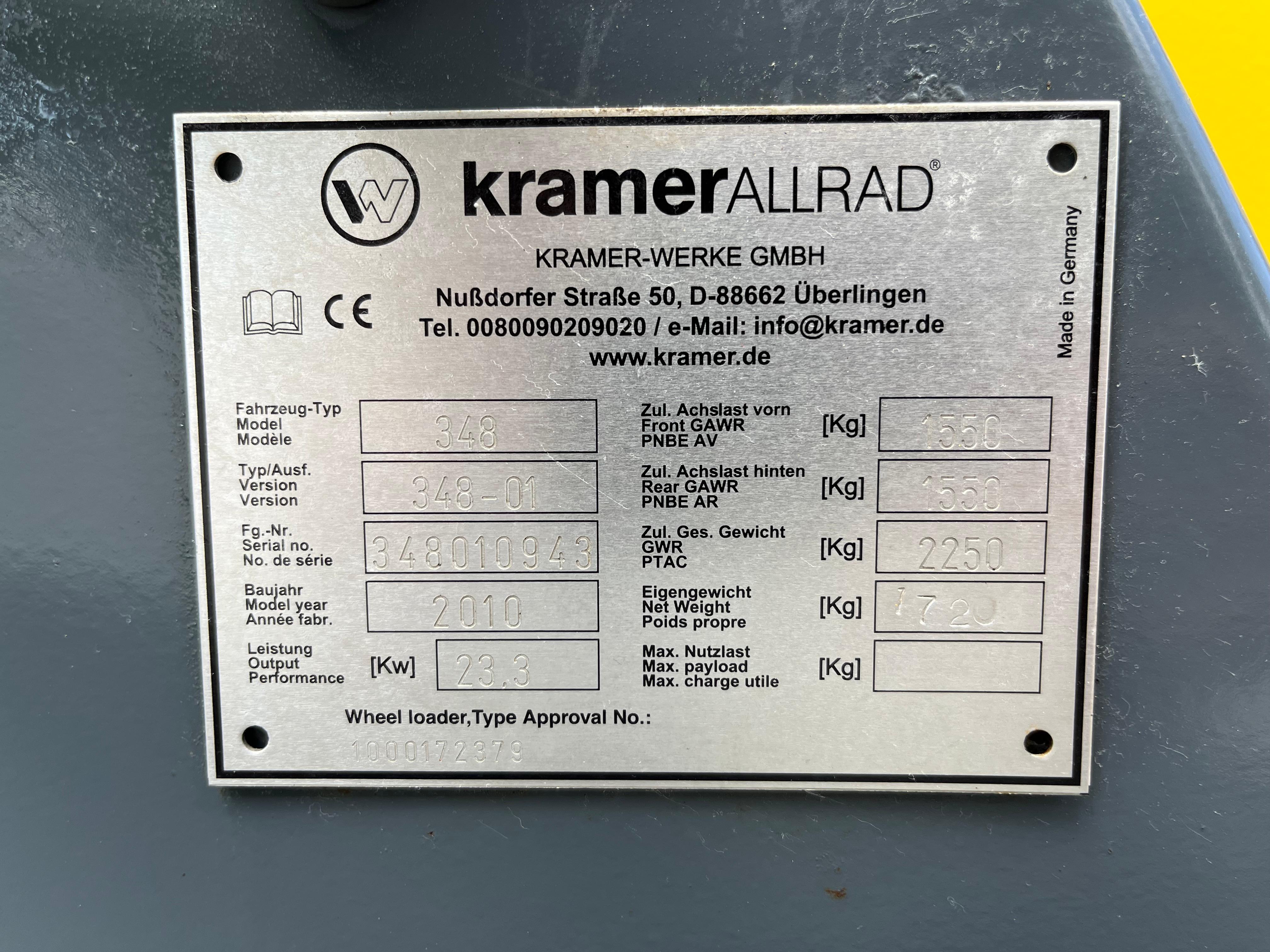 Gebraucht Kramer 5035**Schaufel und Palettengabel