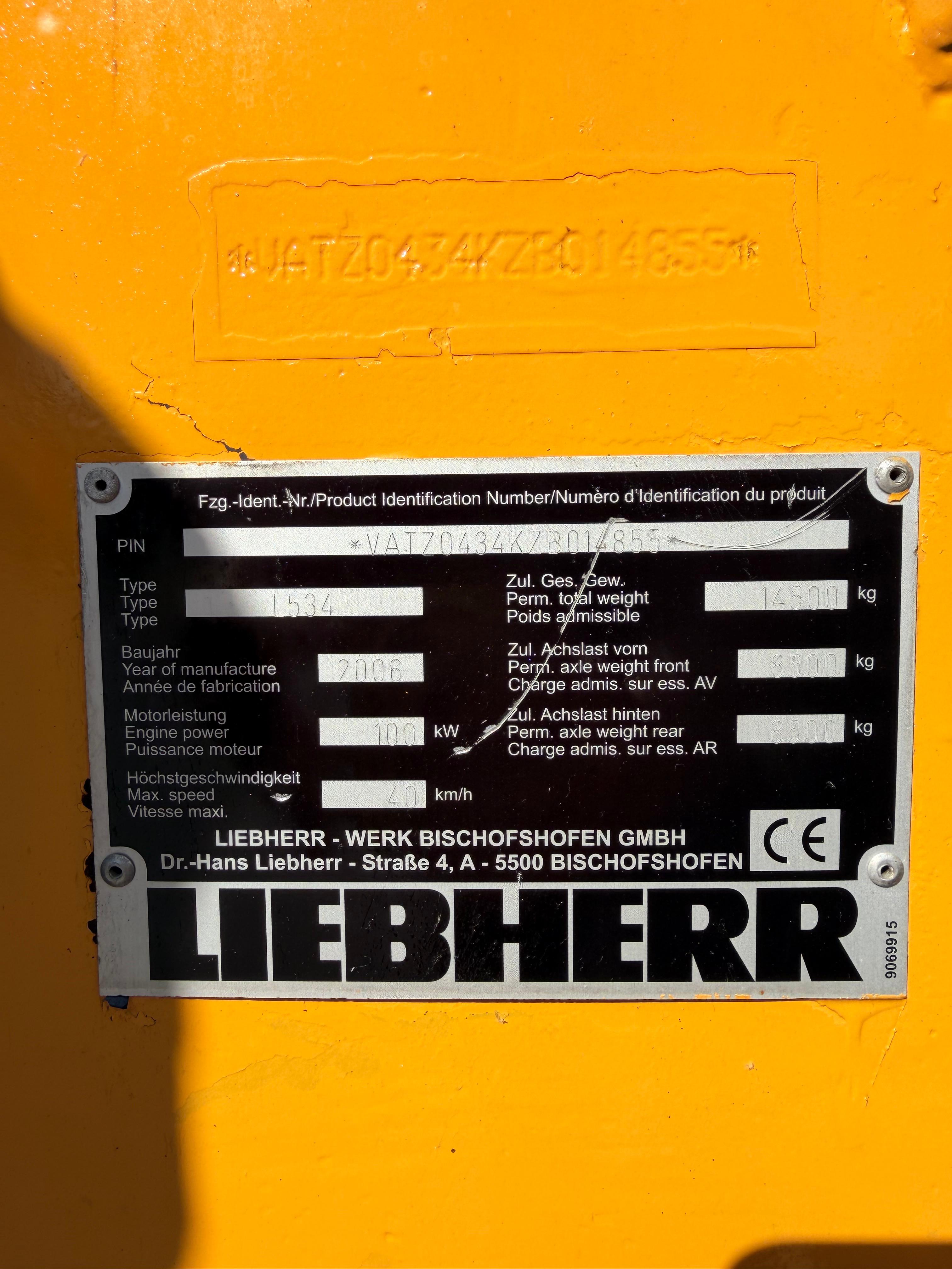Gebraucht Liebherr L534 inkl. Schaufel