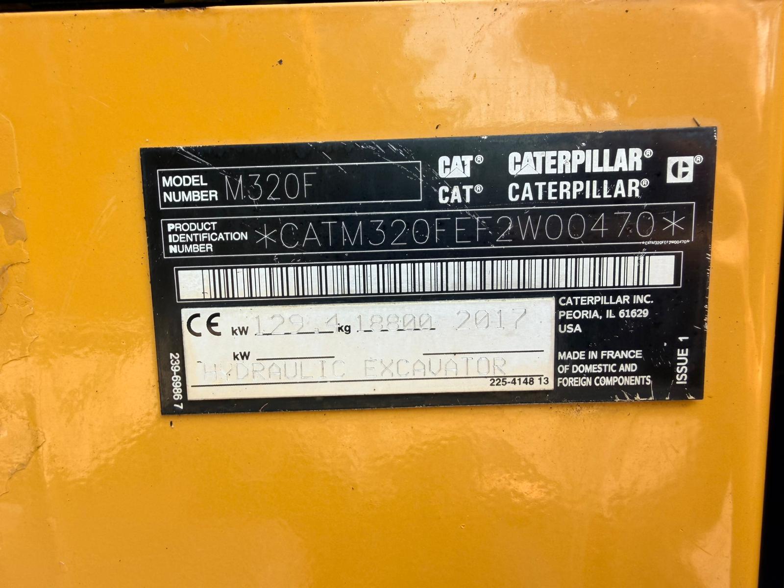 Gebraucht CAT M320F inkl. Grabenräumlöffel