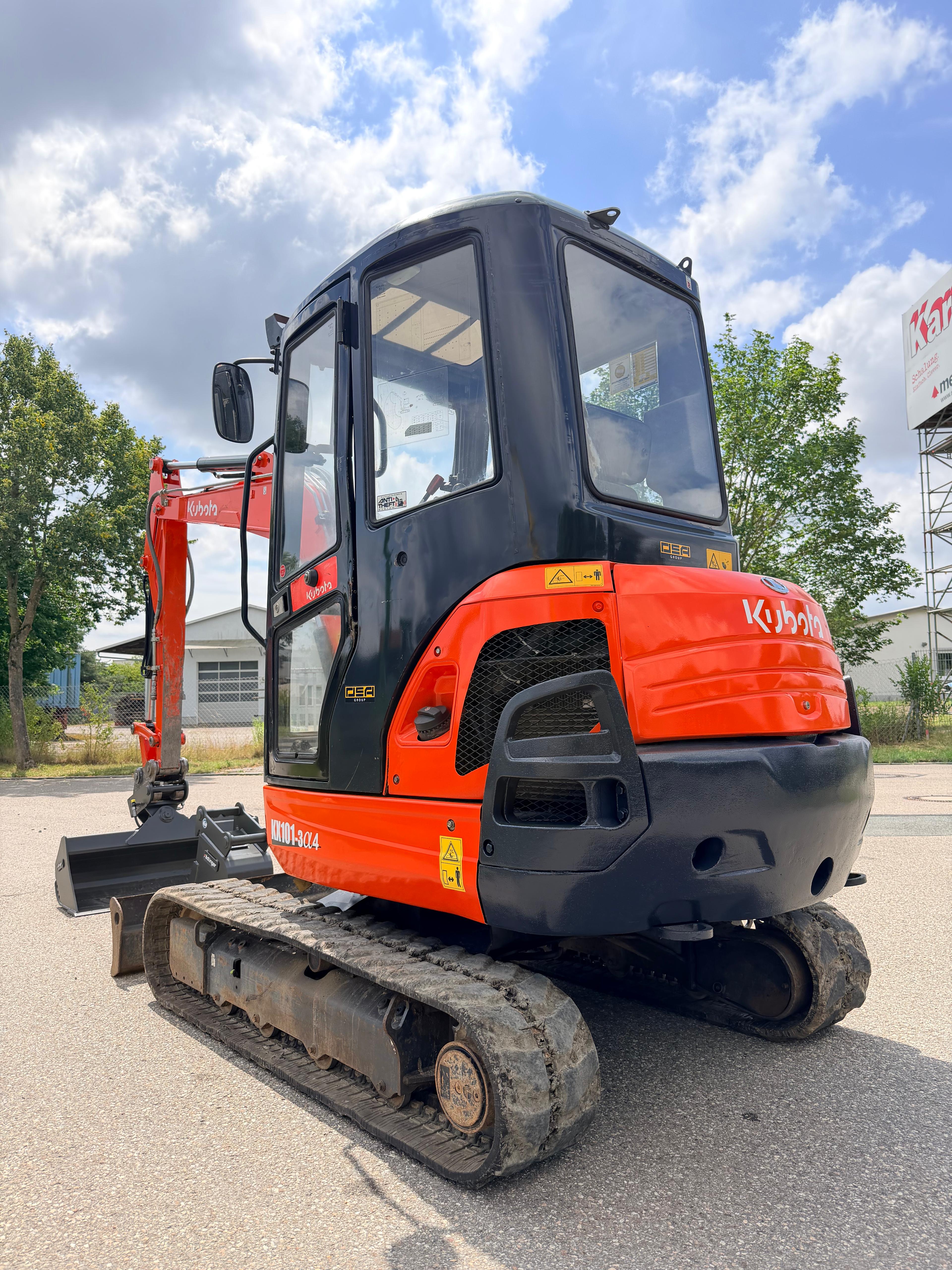 Gebraucht Kubota KX101-3a4 inkl. Humusschaufel und Tieflöffel