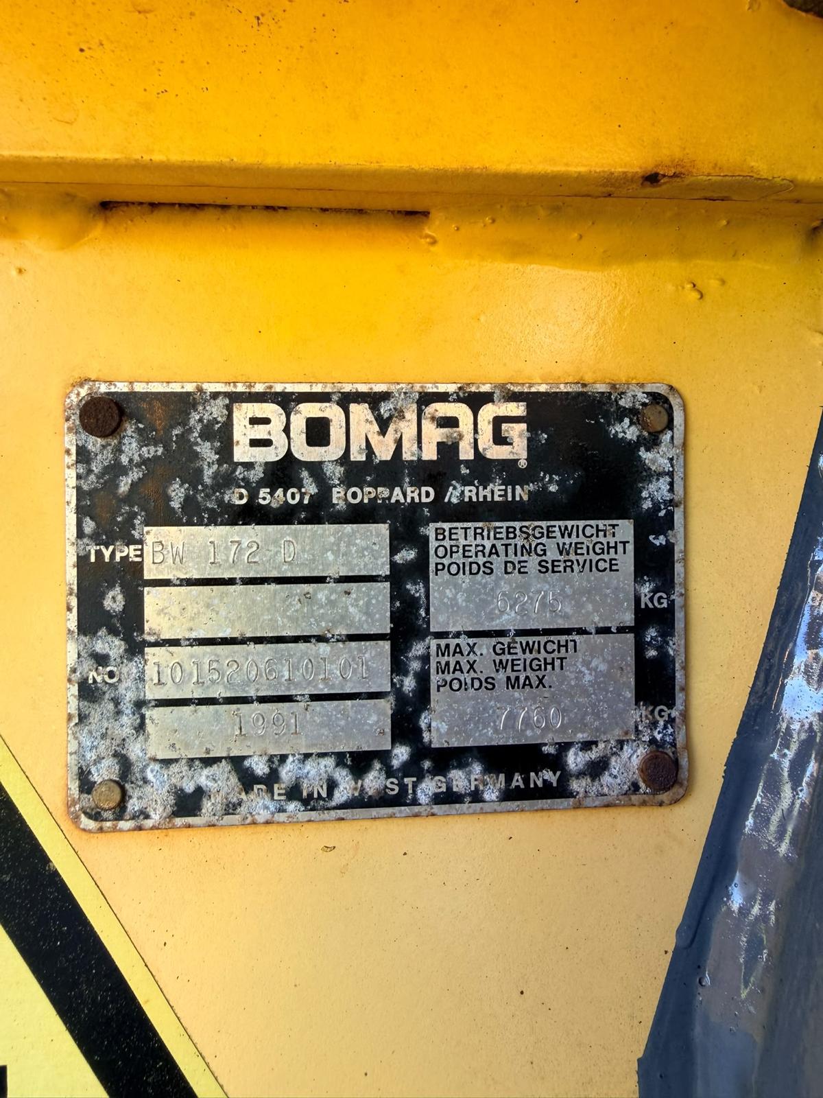 Gebraucht Walzenzug BOMAG BW172D