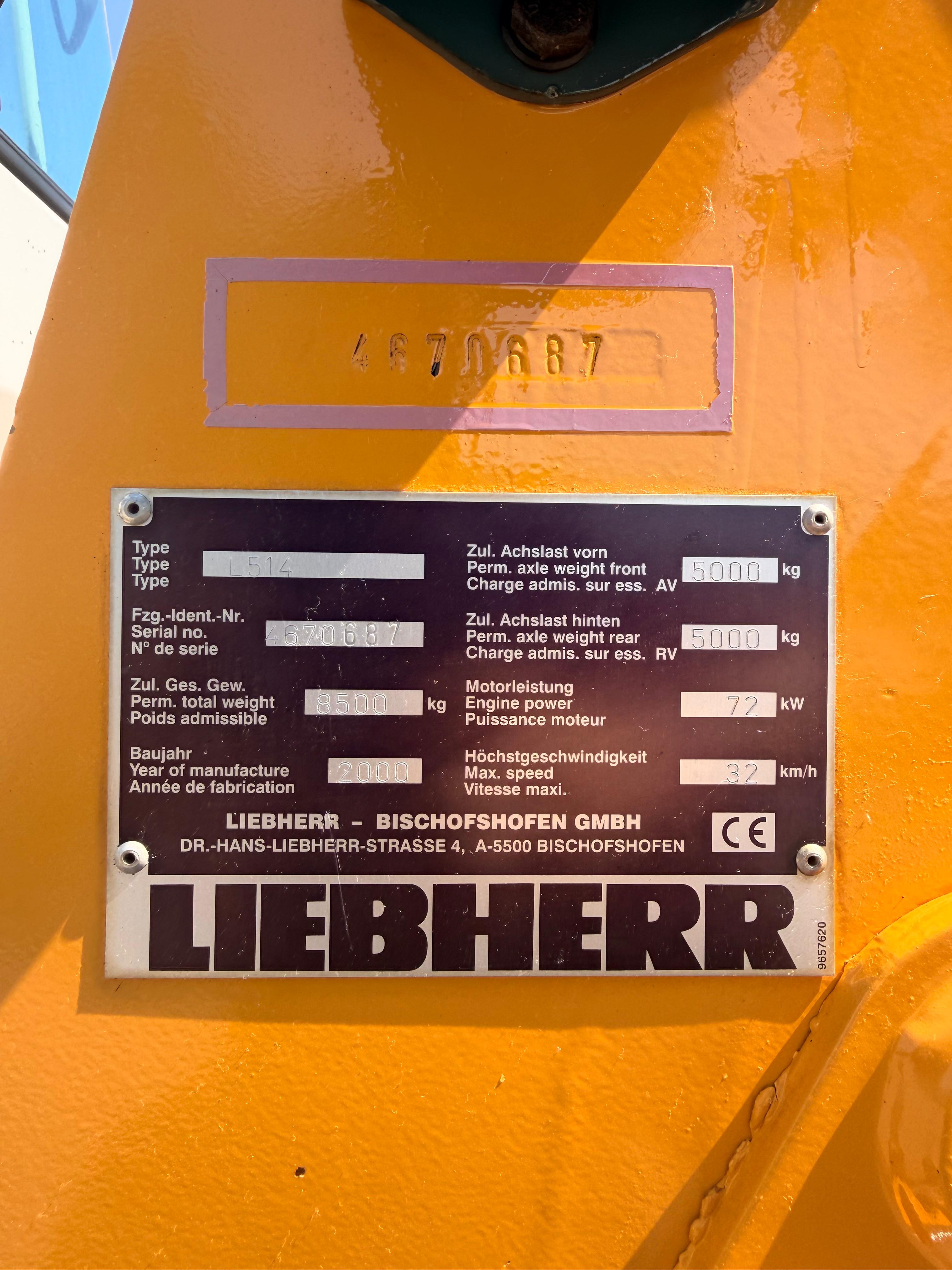 Gebraucht Liebherr L514 inkl. Schaufel und Palettengabel