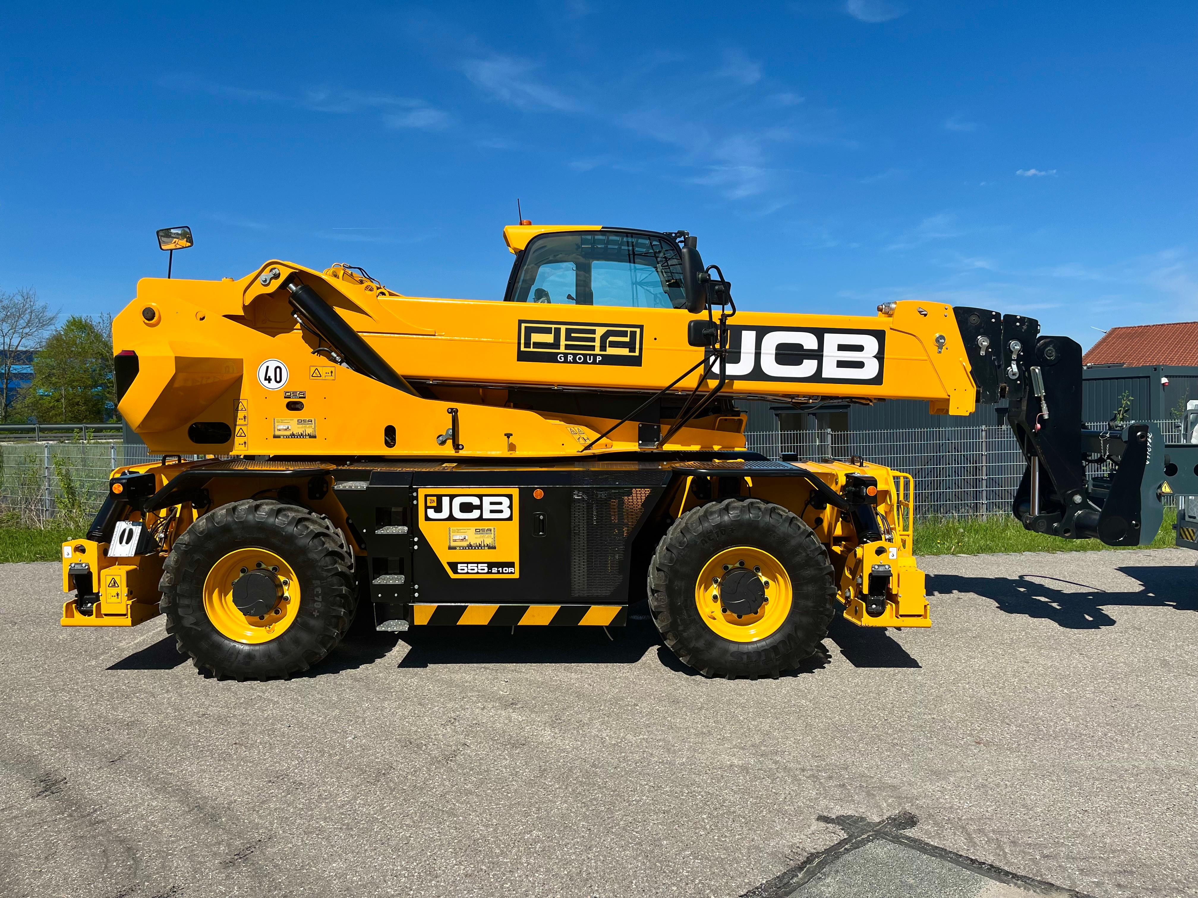 Gebraucht Teleskoplader JCB RTH555P 210 R Roto *Vorführer* mit Korb, Gabel