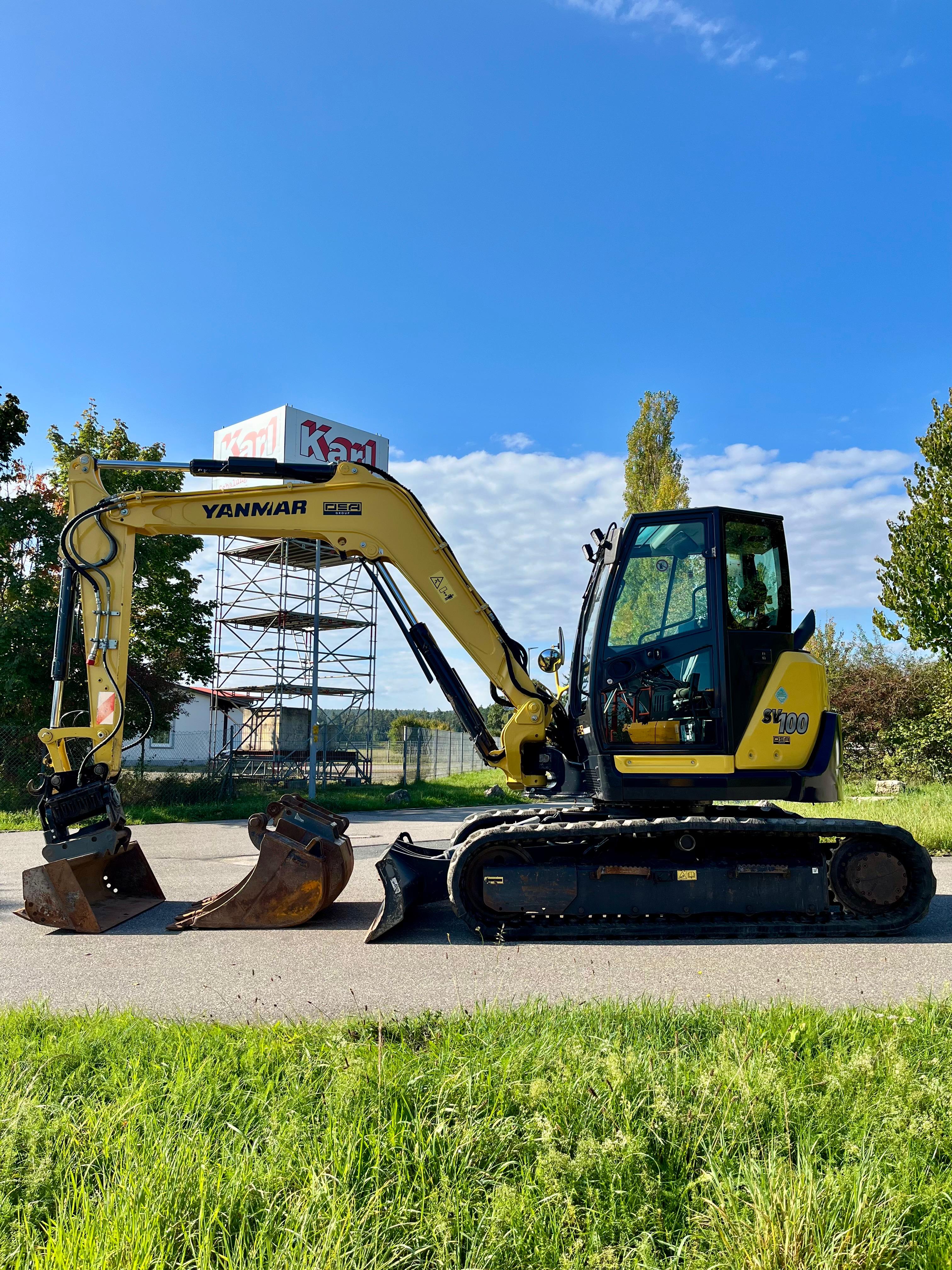 Gebraucht Yanmar SV100-2A mit Powertilt, SW, HS, 3x TL