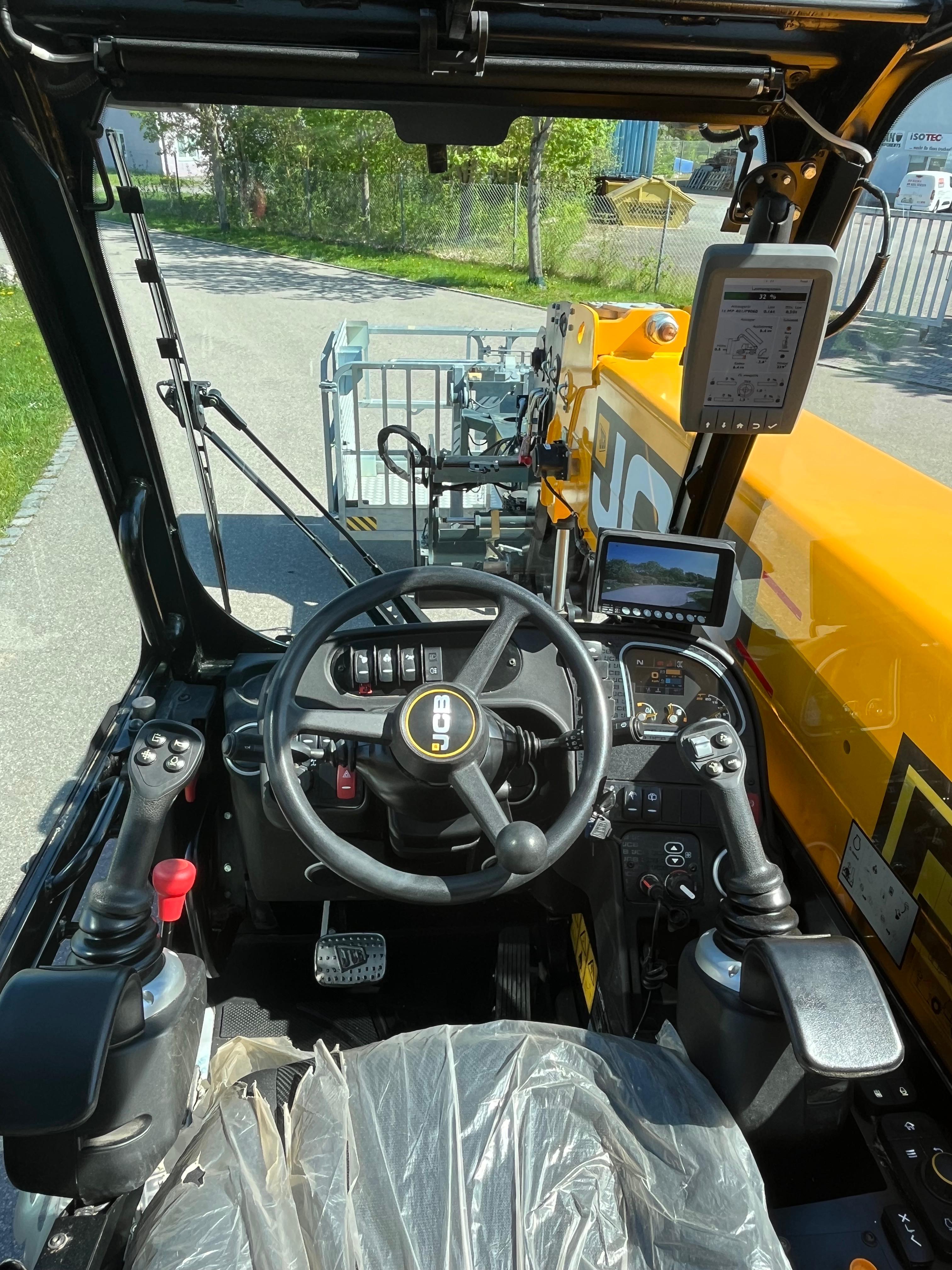 Gebraucht Teleskoplader JCB RTH555P 210 R Roto *Vorführer* mit Korb, Gabel