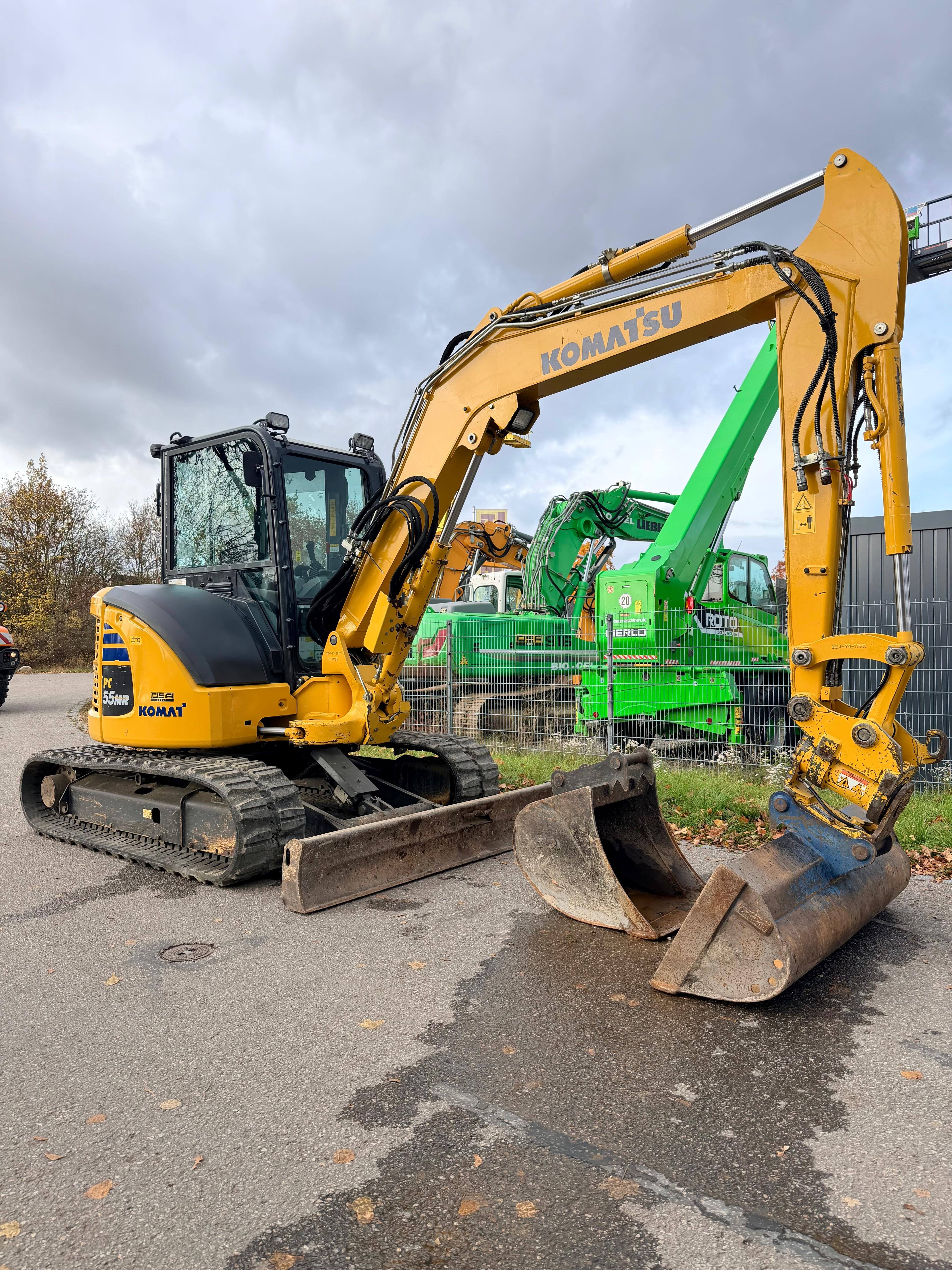 Gebraucht KOMATSU PC55MR**Powertilt, GRL, TL**neue Ketten**