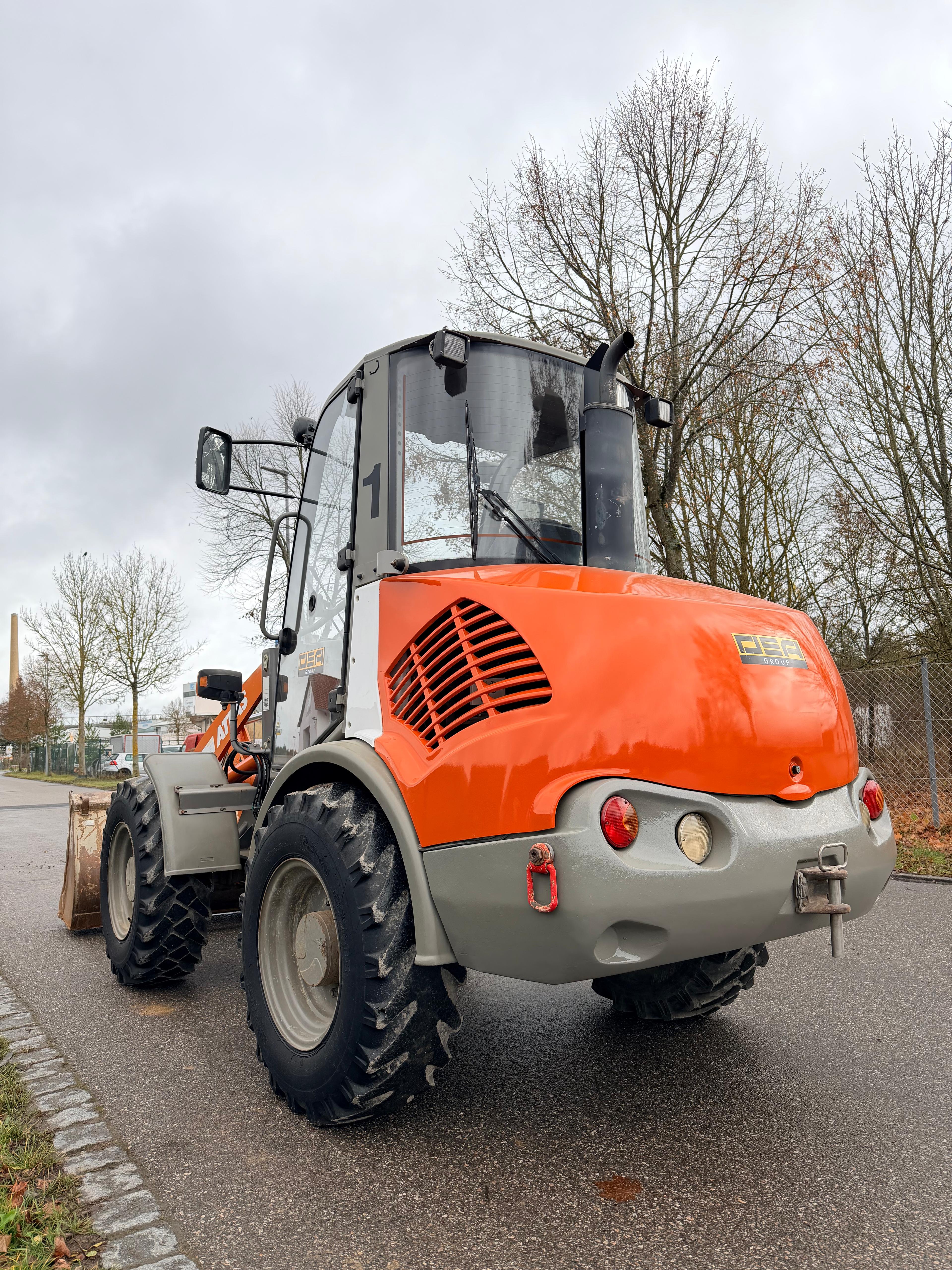 Gebraucht Atlas AR60 inkl. Klappschaufel, Palettengabel