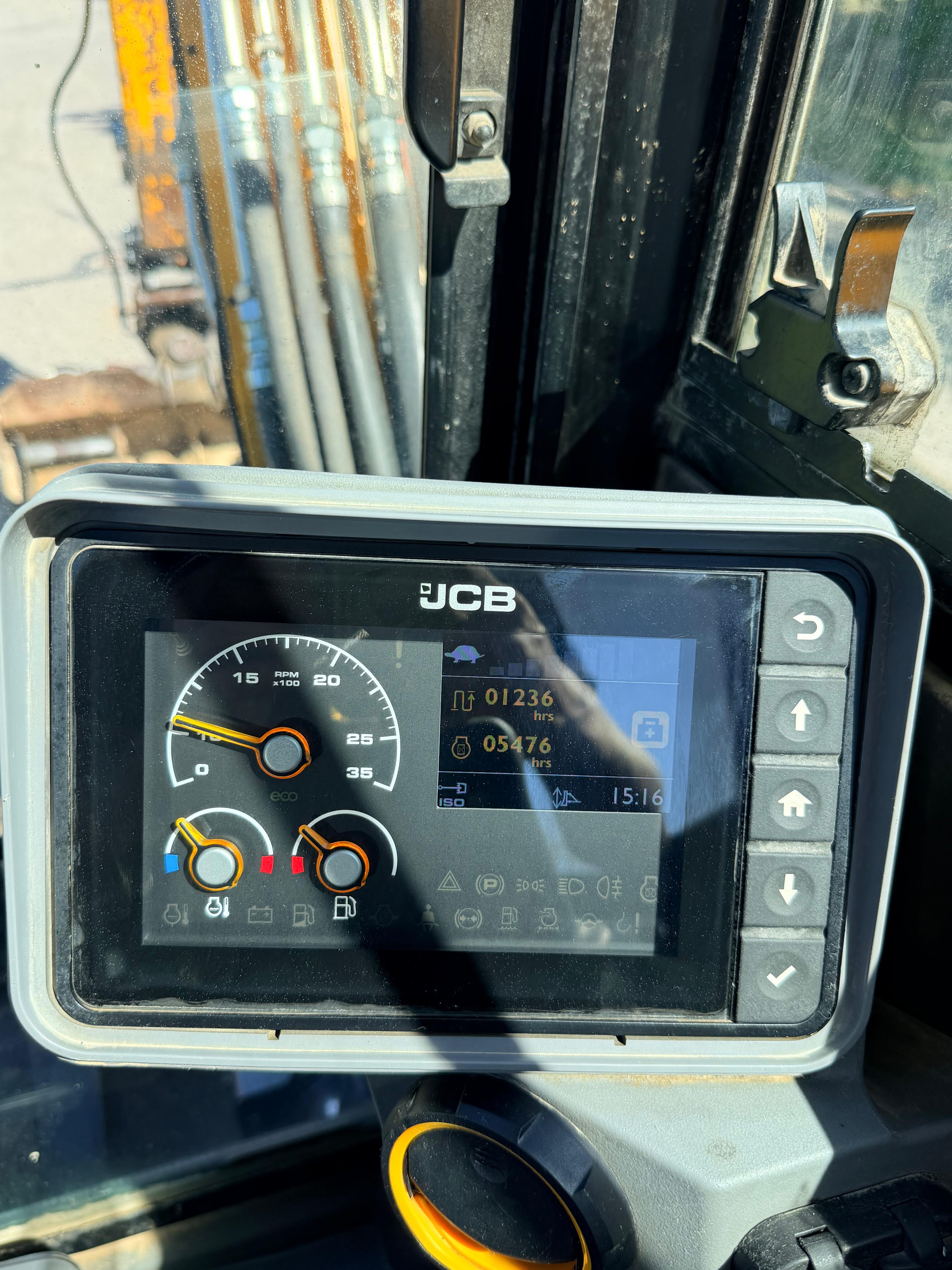 Gebraucht JCB 57C-1 inkl. Humusschaufel, 2x TL**NEUE KETTEN**