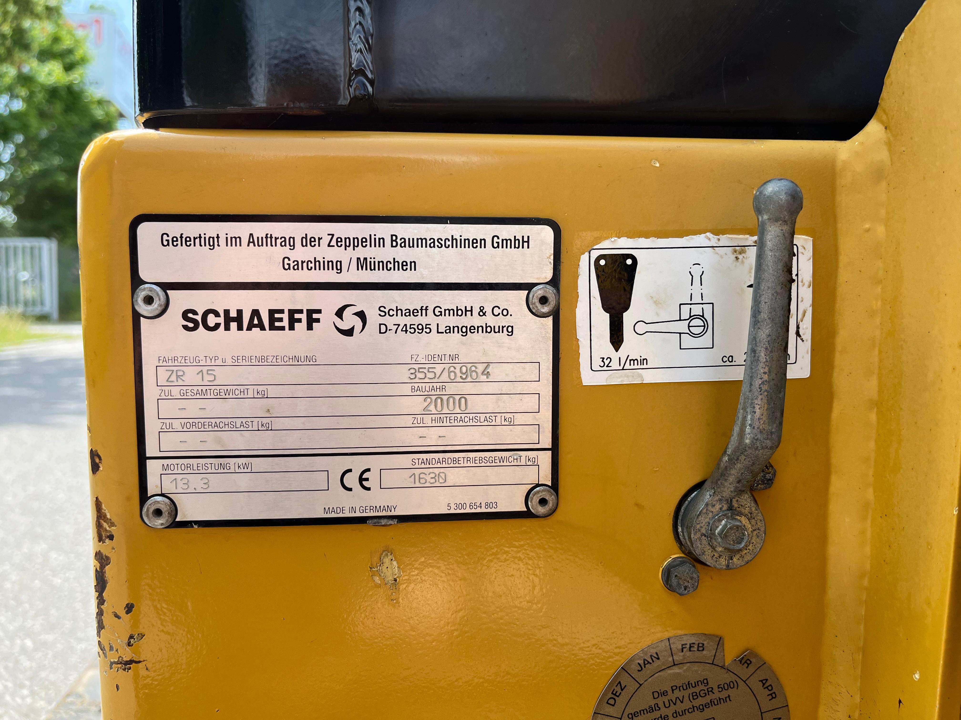 Gebraucht Zeppelin ZR 15 mit Humusschaufel