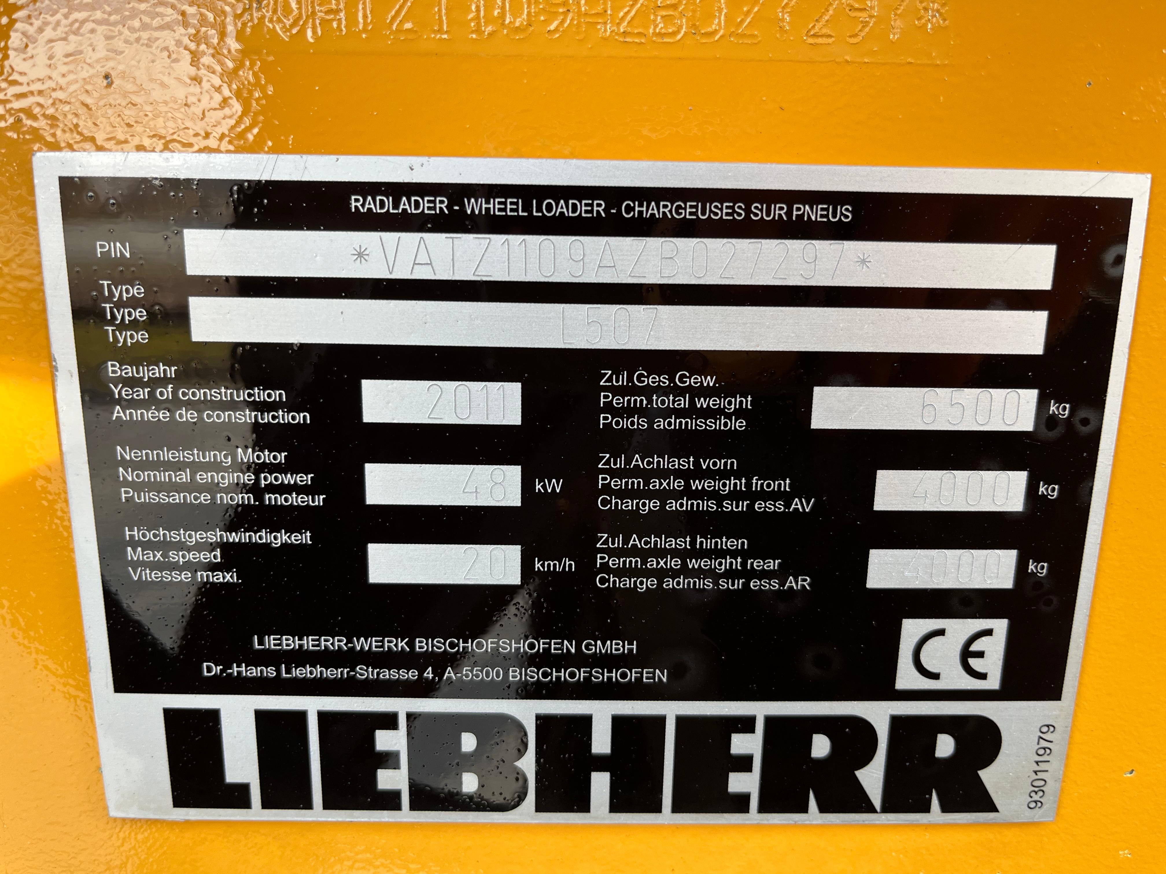 Gebraucht Liebherr L507 Stereo inkl. Schaufel und Gabel