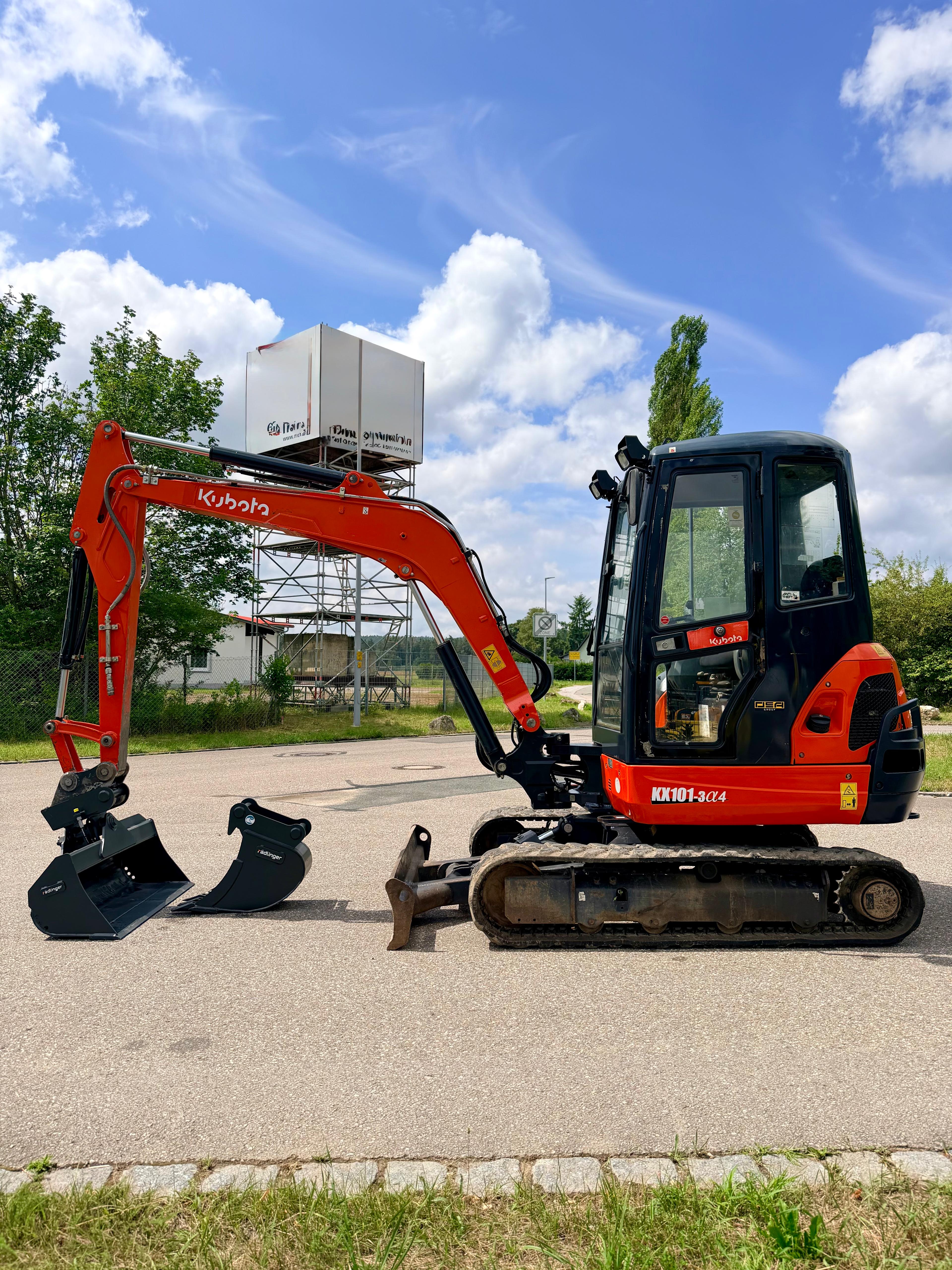 Gebraucht Kubota KX101-3a4 inkl. Humusschaufel und Tieflöffel