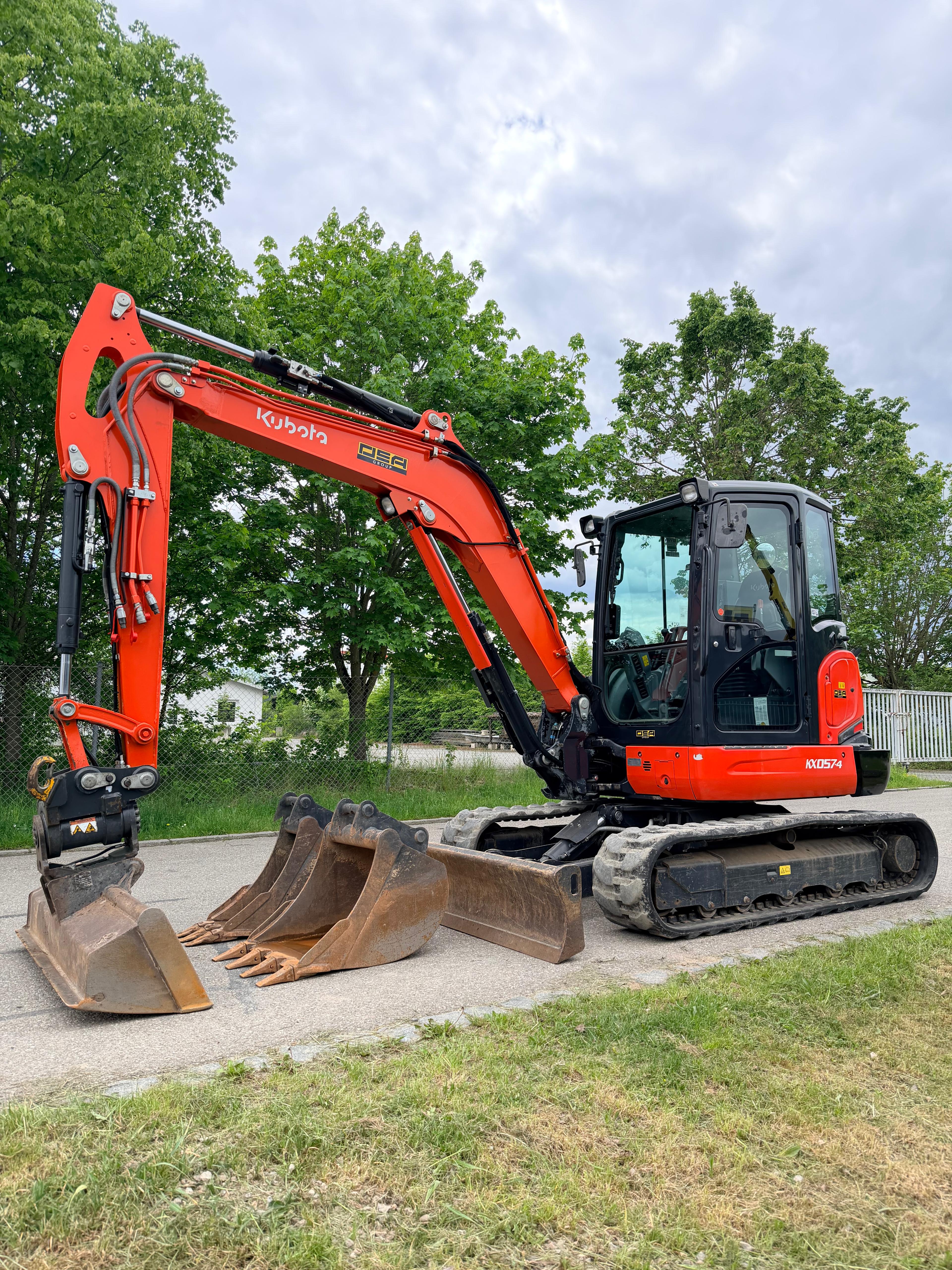 Gebraucht Kubota KX057-4*Powertilt, GRL, 2x Tieflöffel*2.240 h*