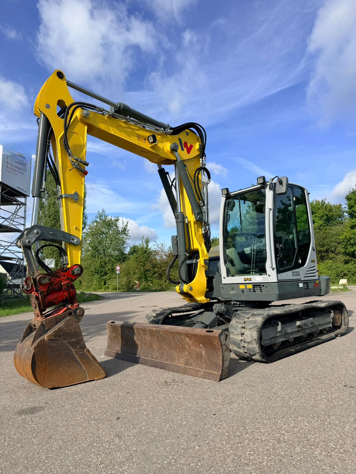 Gebraucht Wacker Neuson ET 90*Powertilt*Vollverrohrung*2.411 h*