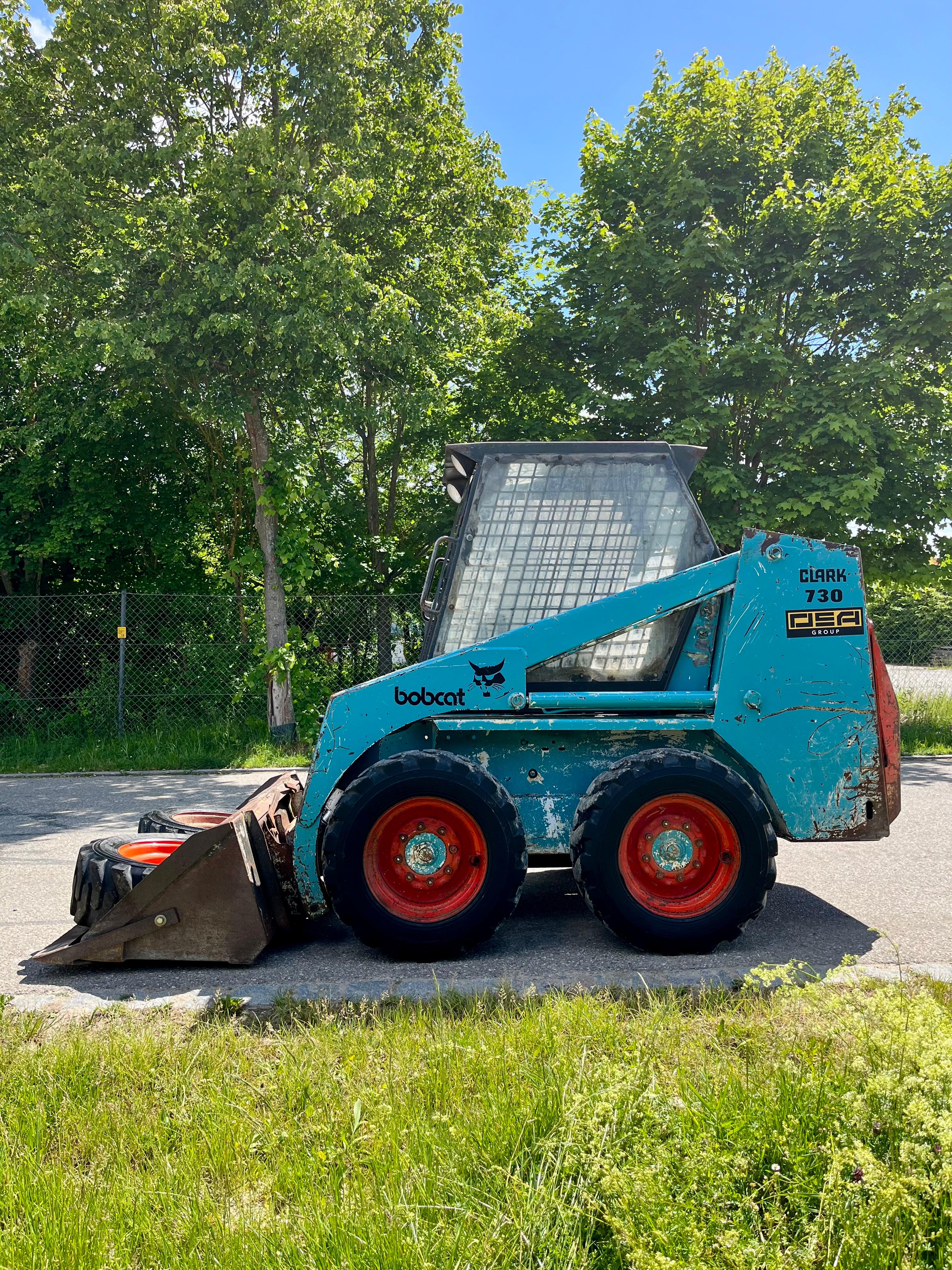 Gebraucht Bobcat Clark 731 inkl. Schnellwechsler, Schaufel