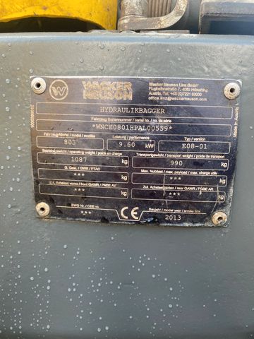 Gebraucht Wacker Neuson 803**2.500 Std**Bj. 13**