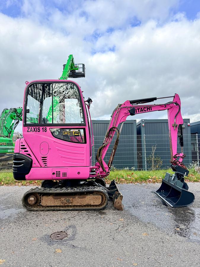 Gebraucht HITACHI Zaxis 18 inkl. Humusschaufel