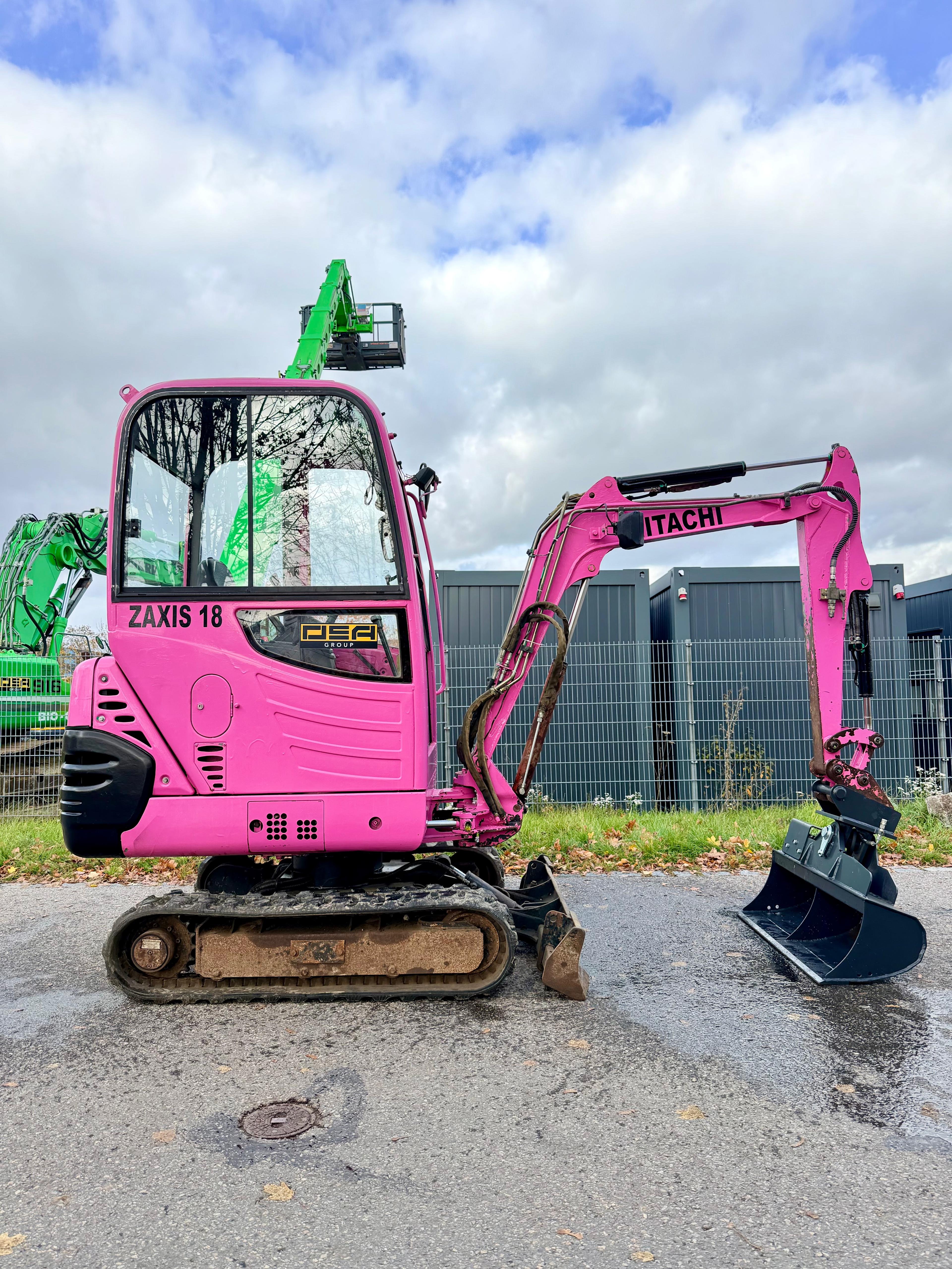 Gebraucht HITACHI Zaxis 18 inkl. Humusschaufel