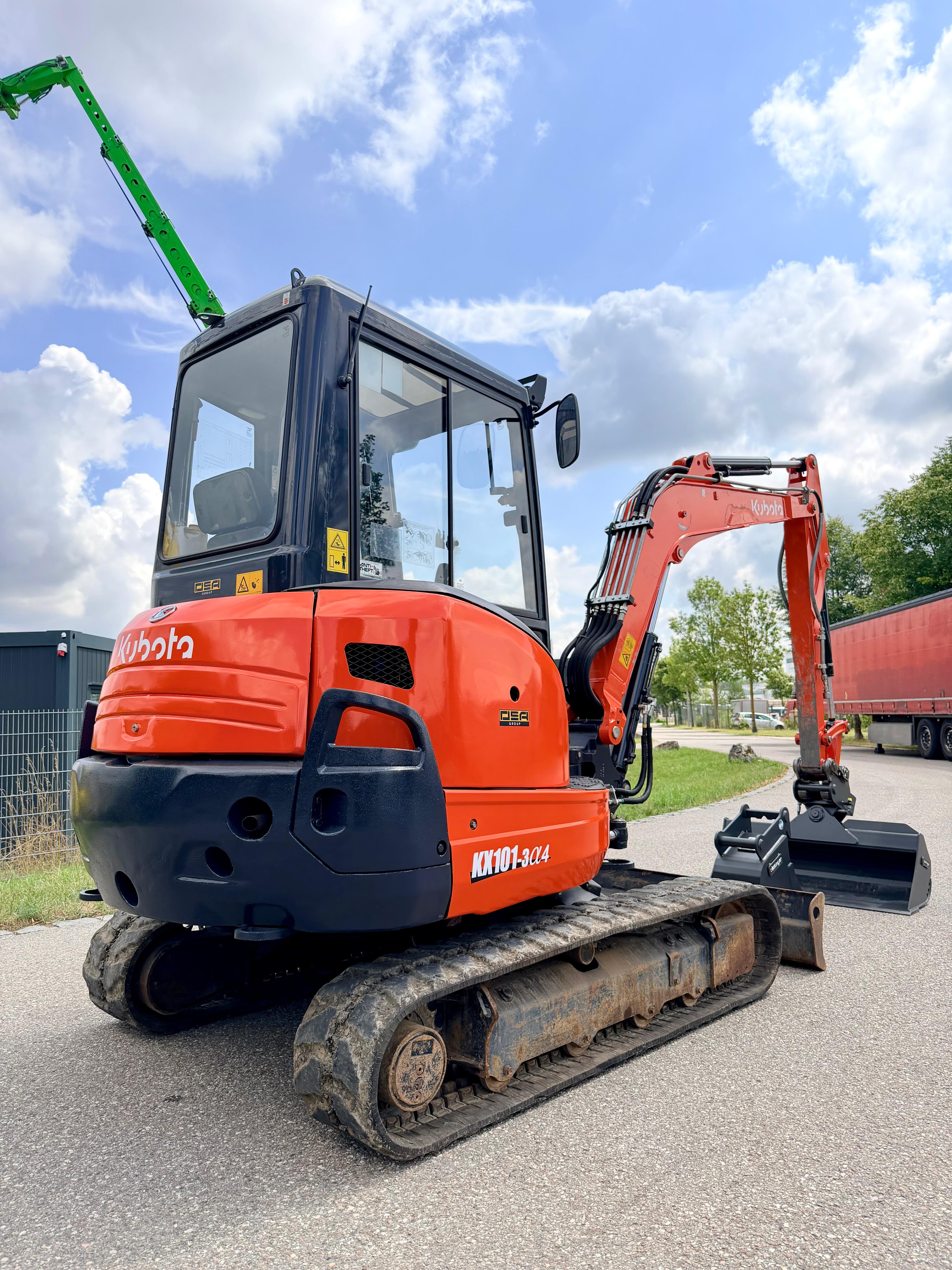 Gebraucht Kubota KX101-3a4 inkl. Humusschaufel und Tieflöffel