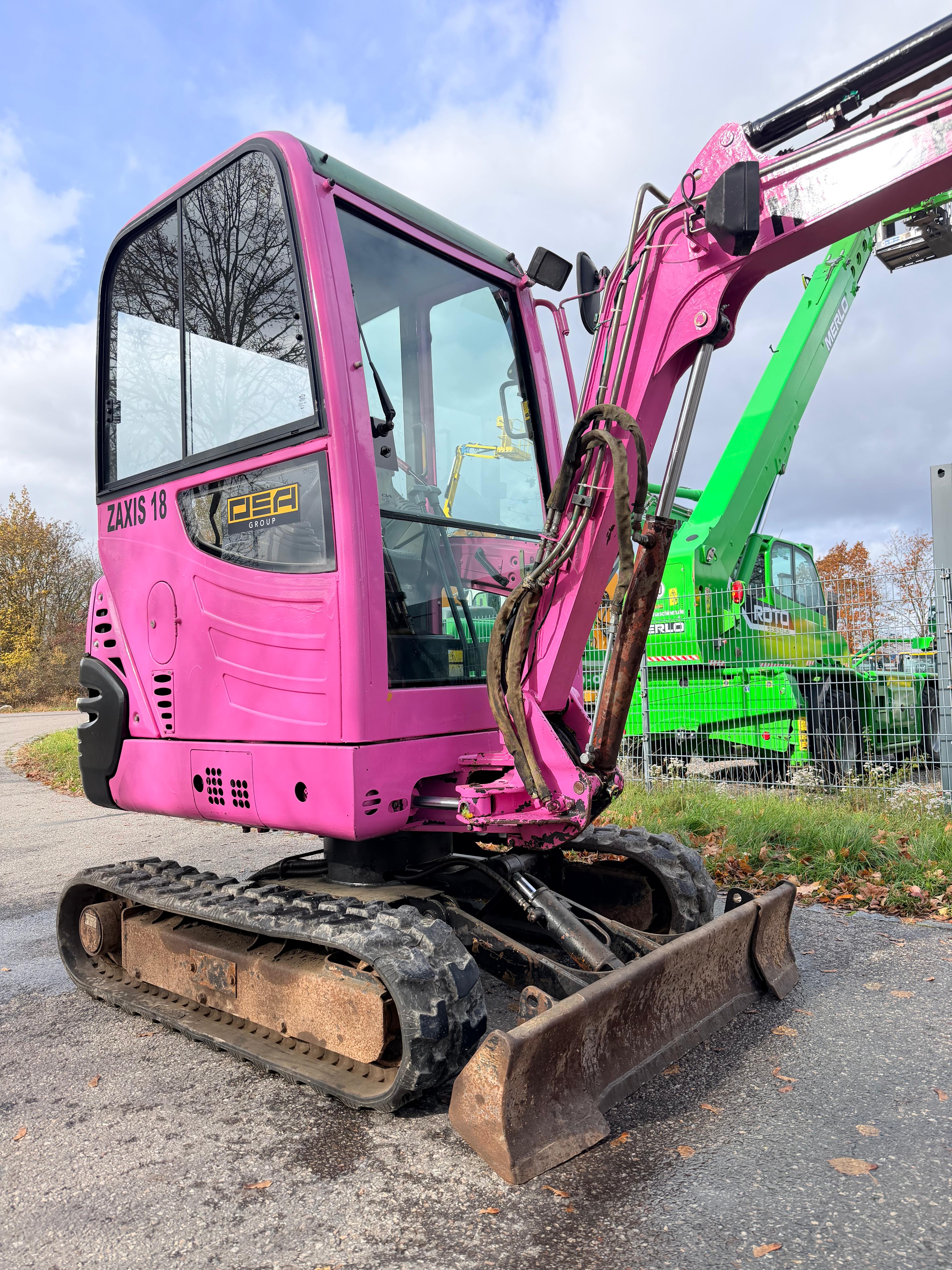 Gebraucht HITACHI Zaxis 18 inkl. Humusschaufel