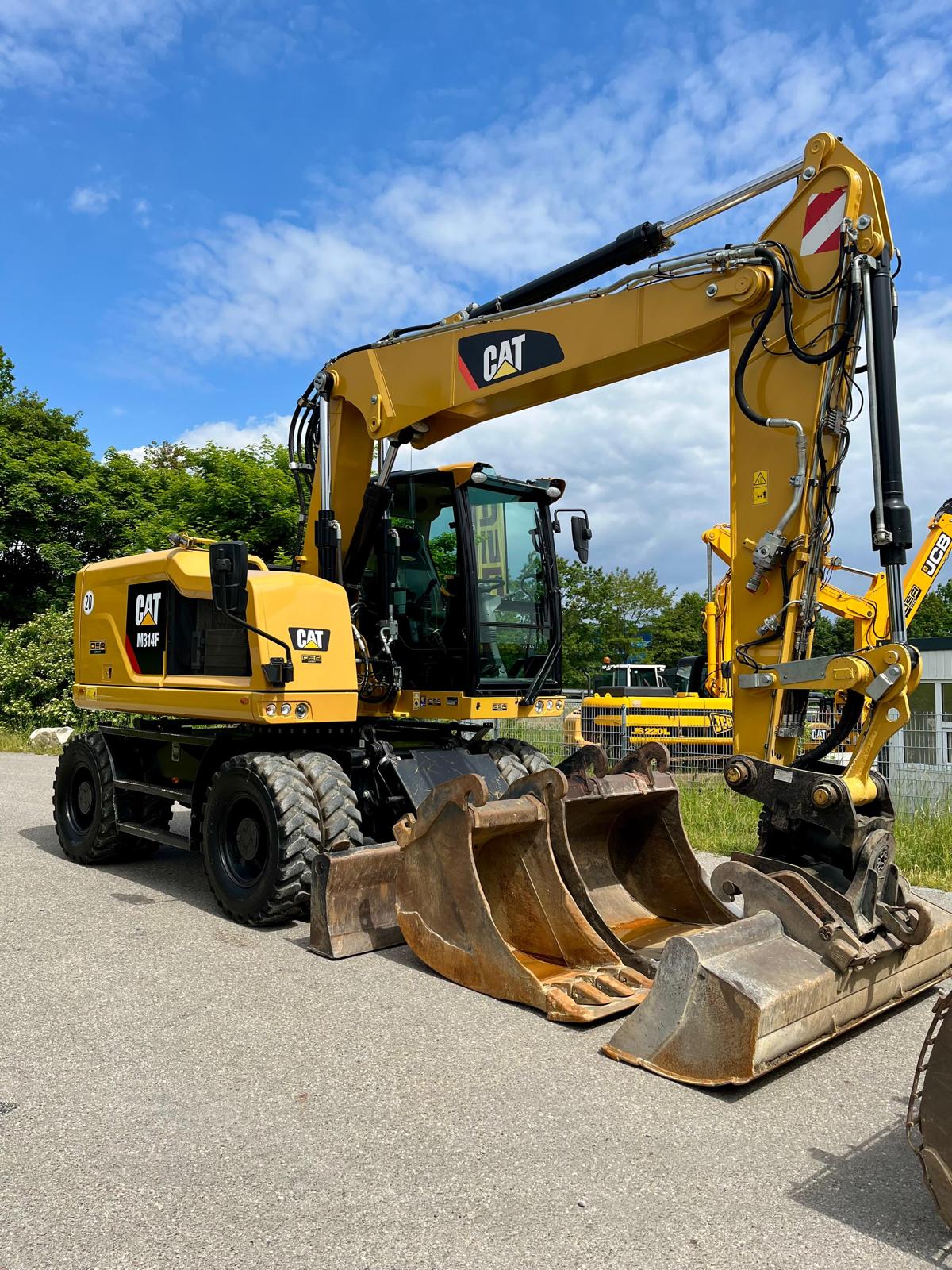 Gebraucht CAT M314F**Bj. 2019**Powertilt, 6x Anbaugeräte