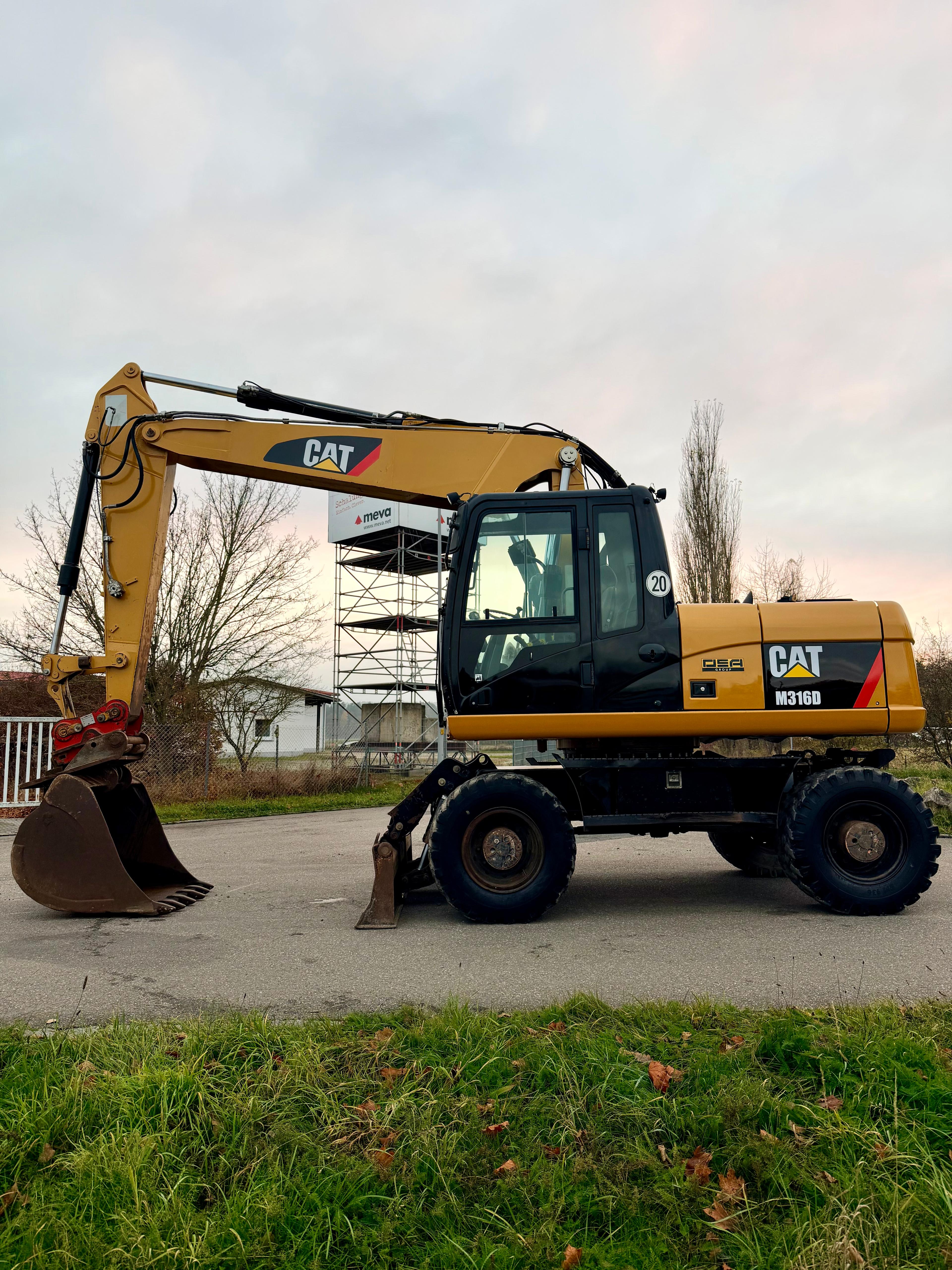 Gebraucht CAT M316D inkl. SW, Tieflöffel