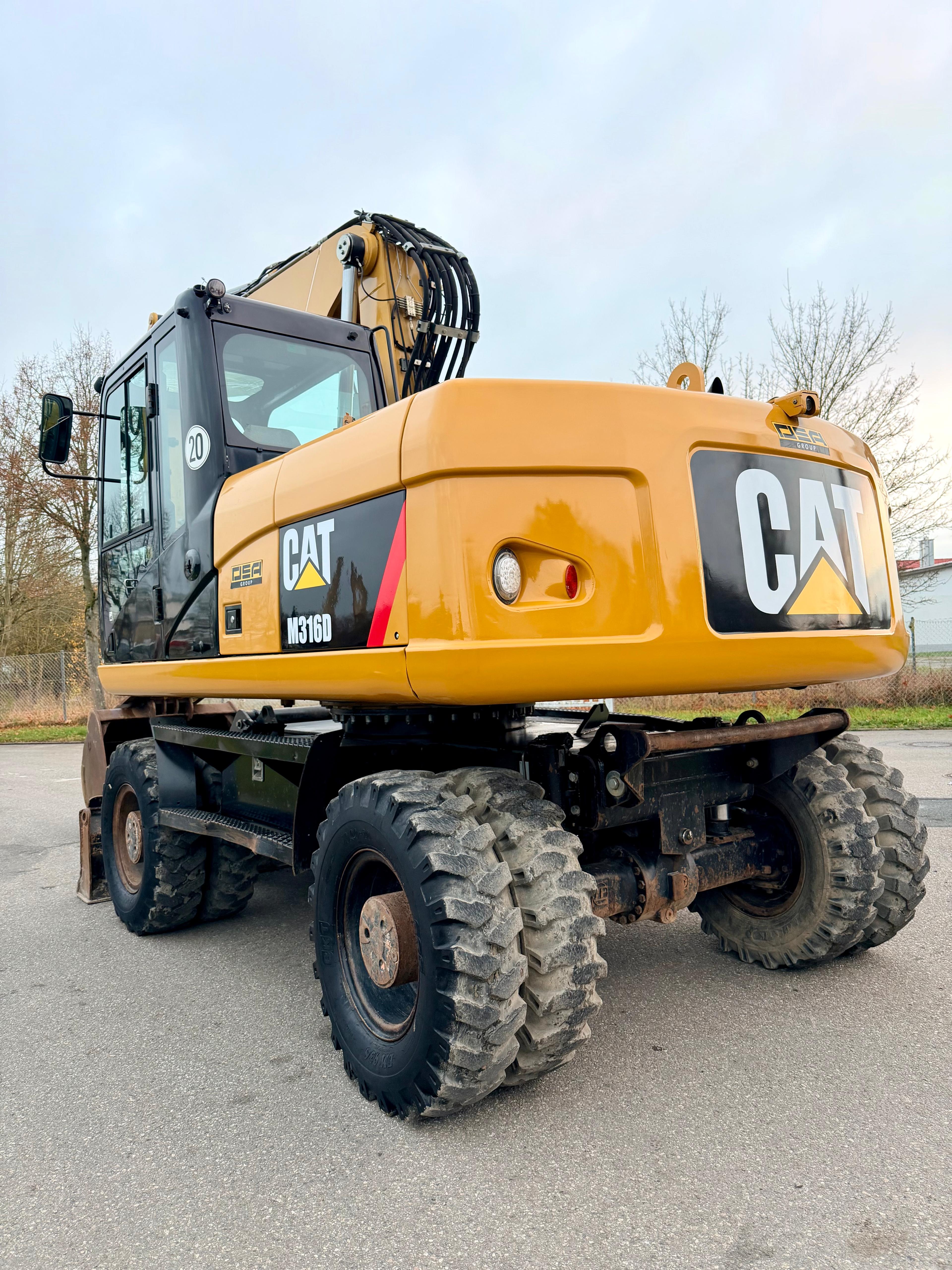 Gebraucht CAT M316D inkl. SW, Tieflöffel