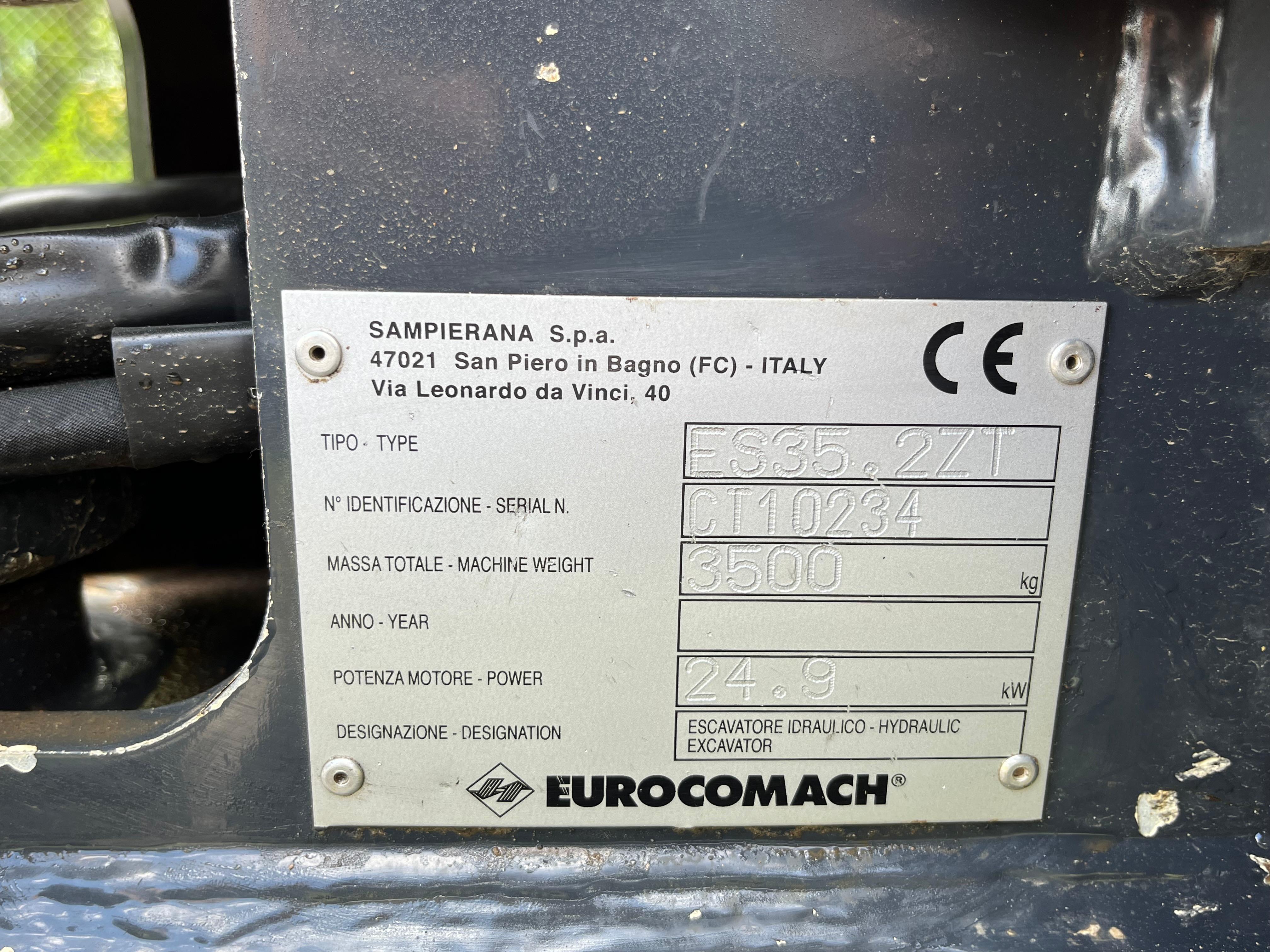 Gebraucht Eurocomach ES35.2ZT**1.650 Std.**Bj. 2020