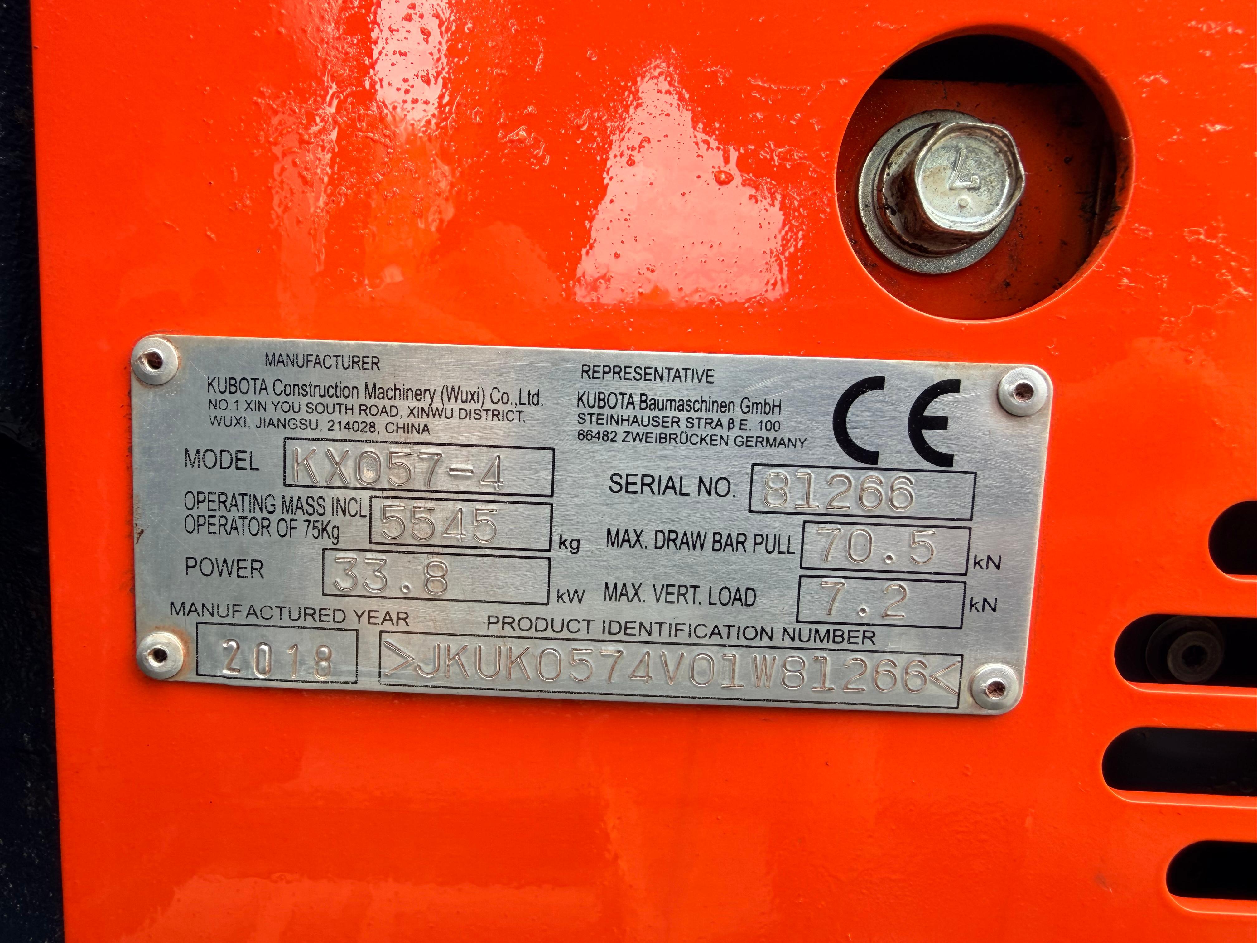 Gebraucht Kubota KX057-4*Powertilt, GRL, 2x Tieflöffel*2.240 h*